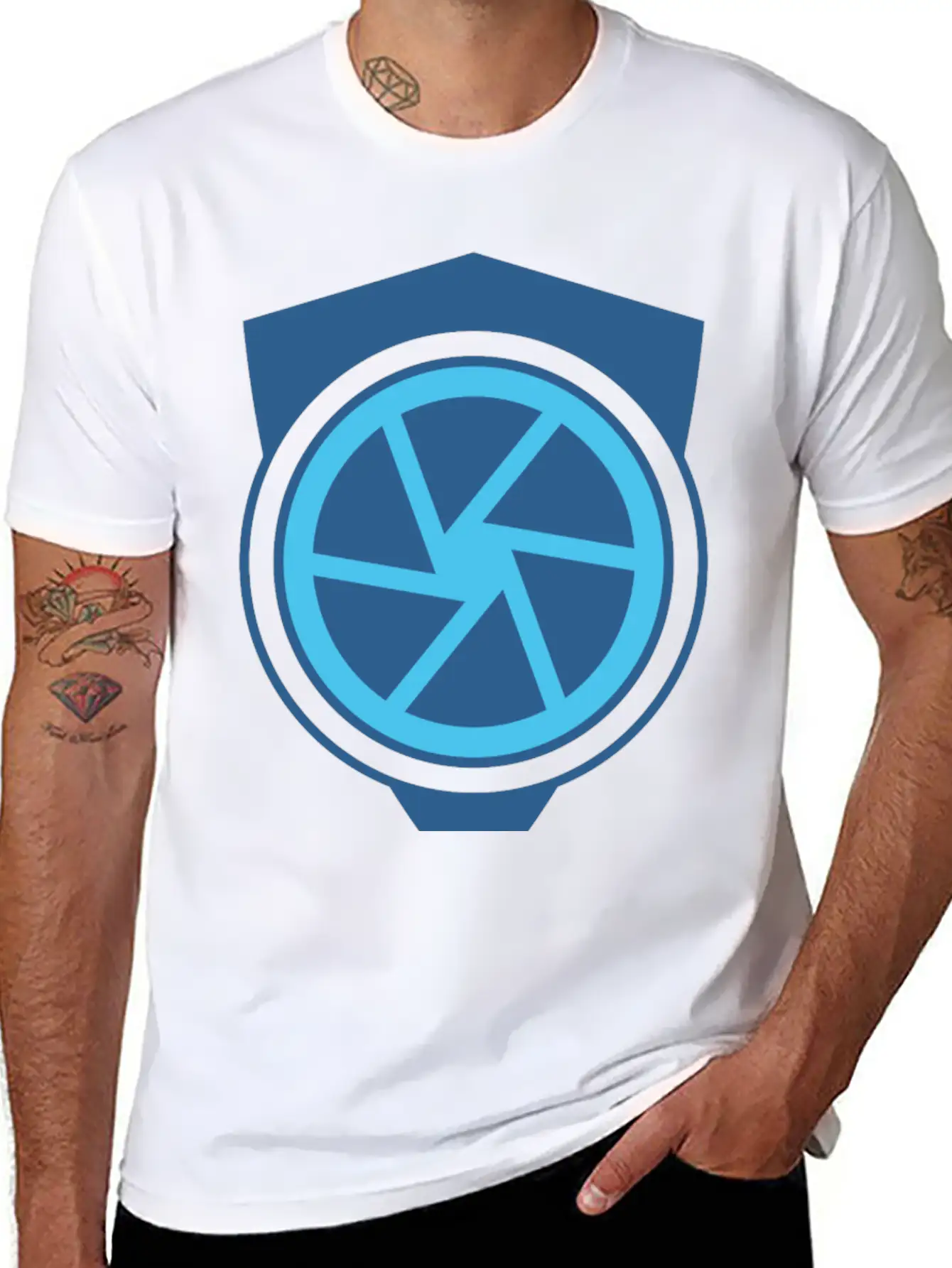 Camera Lens Classic Cotton Tee – Unisex Comfort For Any Season