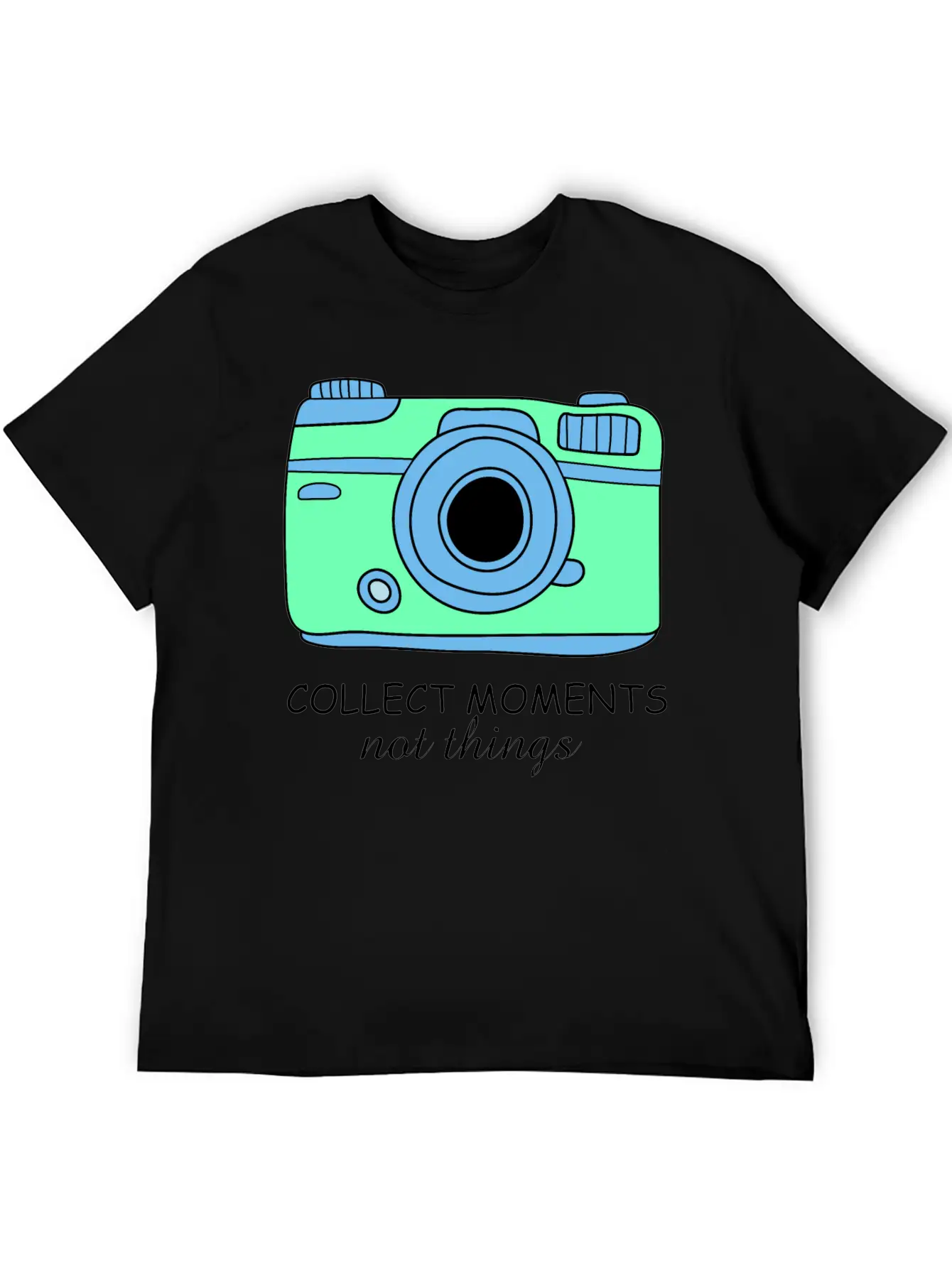 Camera Moments Breathable Graphic T-Shirt – Perfect For Casual Days