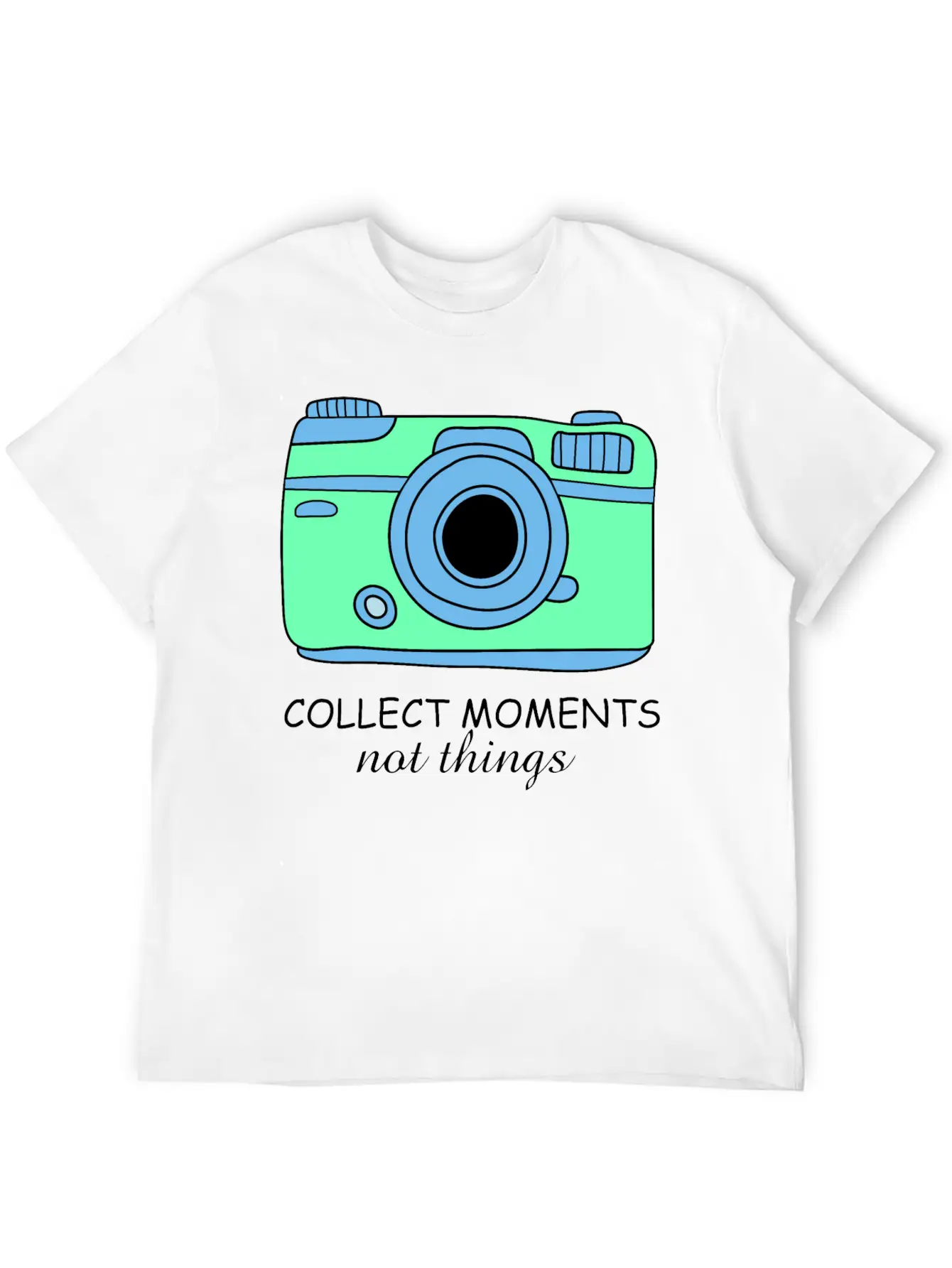 Camera Moments Breathable Graphic T-Shirt – Perfect For Casual Days