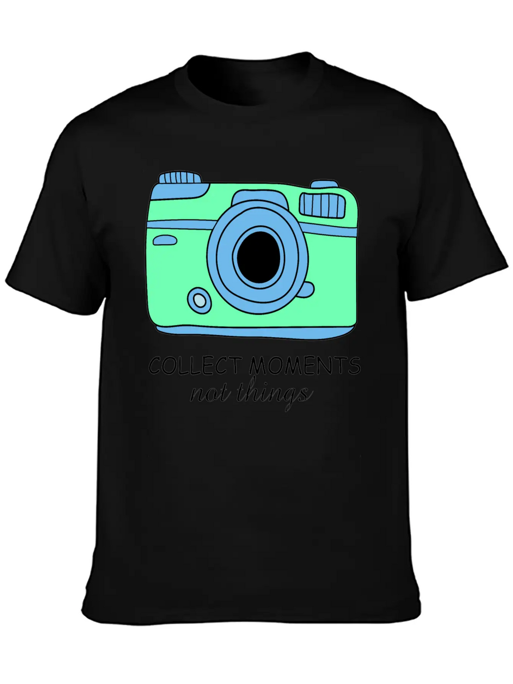 Camera Moments Breathable Graphic T-Shirt – Perfect For Casual Days