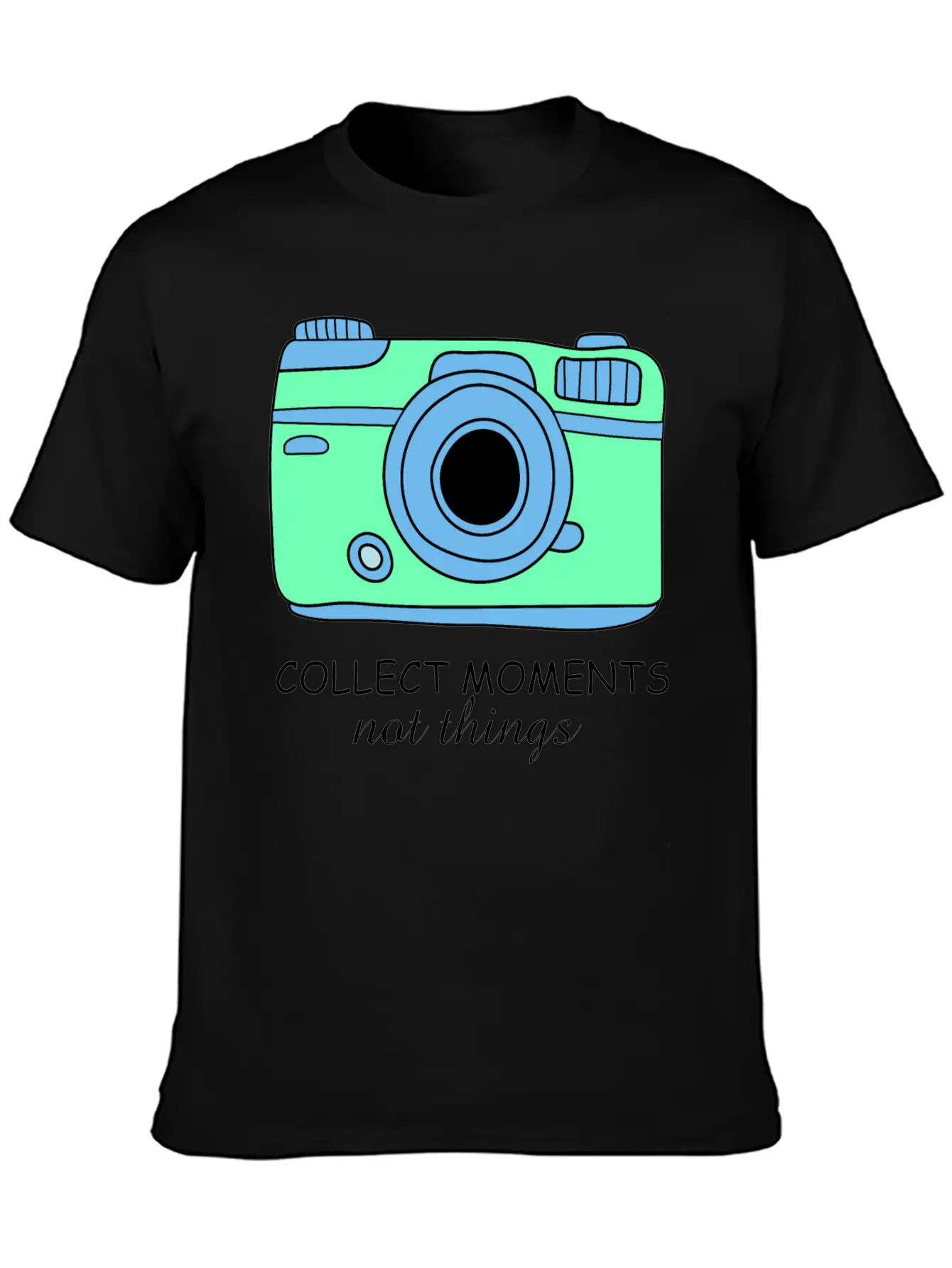 Camera Moments Breathable Graphic T-Shirt – Perfect For Casual Days
