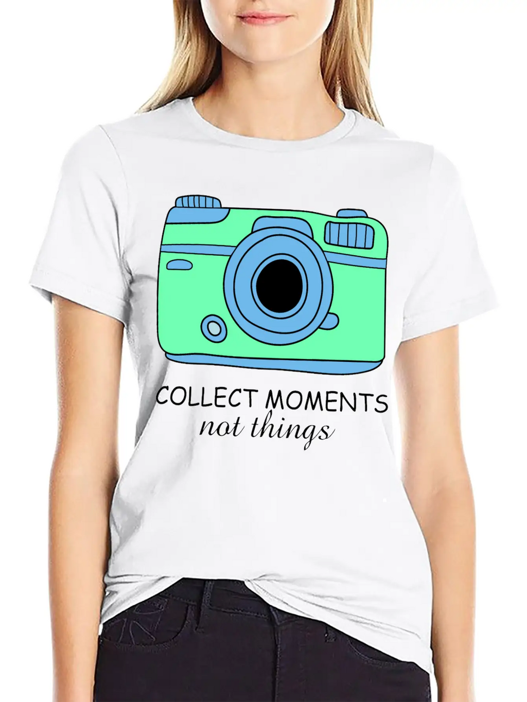 Camera Moments Breathable Graphic T-Shirt – Perfect For Casual Days