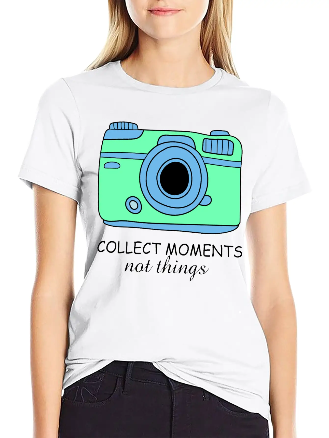 Camera Moments Breathable Graphic T-Shirt – Perfect For Casual Days