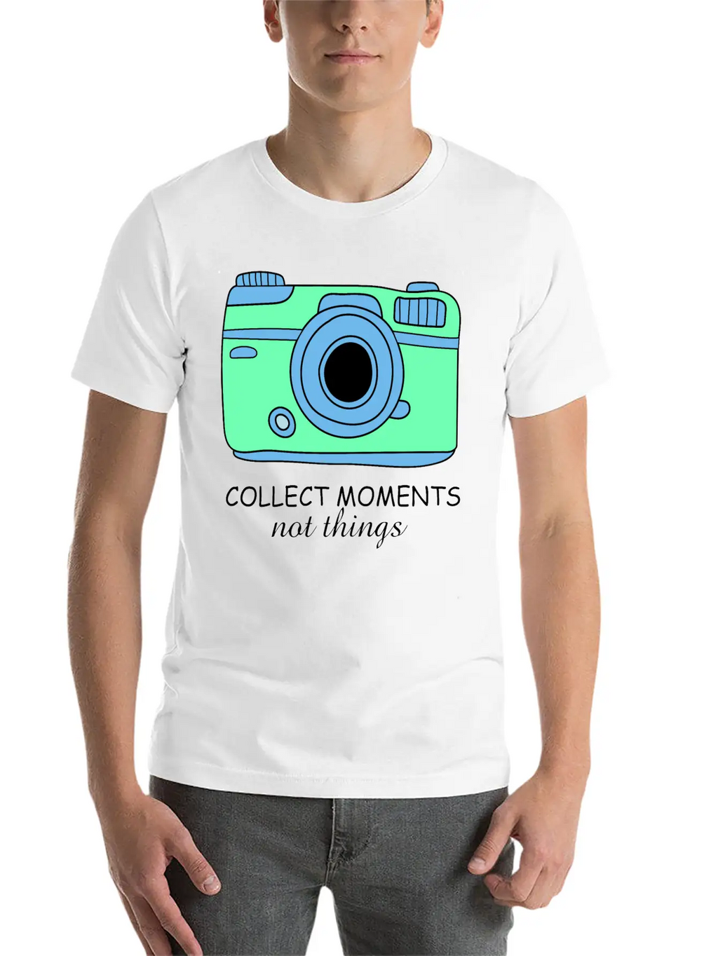 Camera Moments Breathable Graphic T-Shirt – Perfect For Casual Days