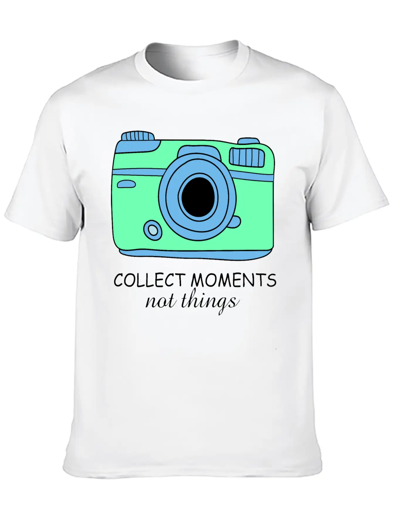 Camera Moments Breathable Graphic T-Shirt – Perfect For Casual Days