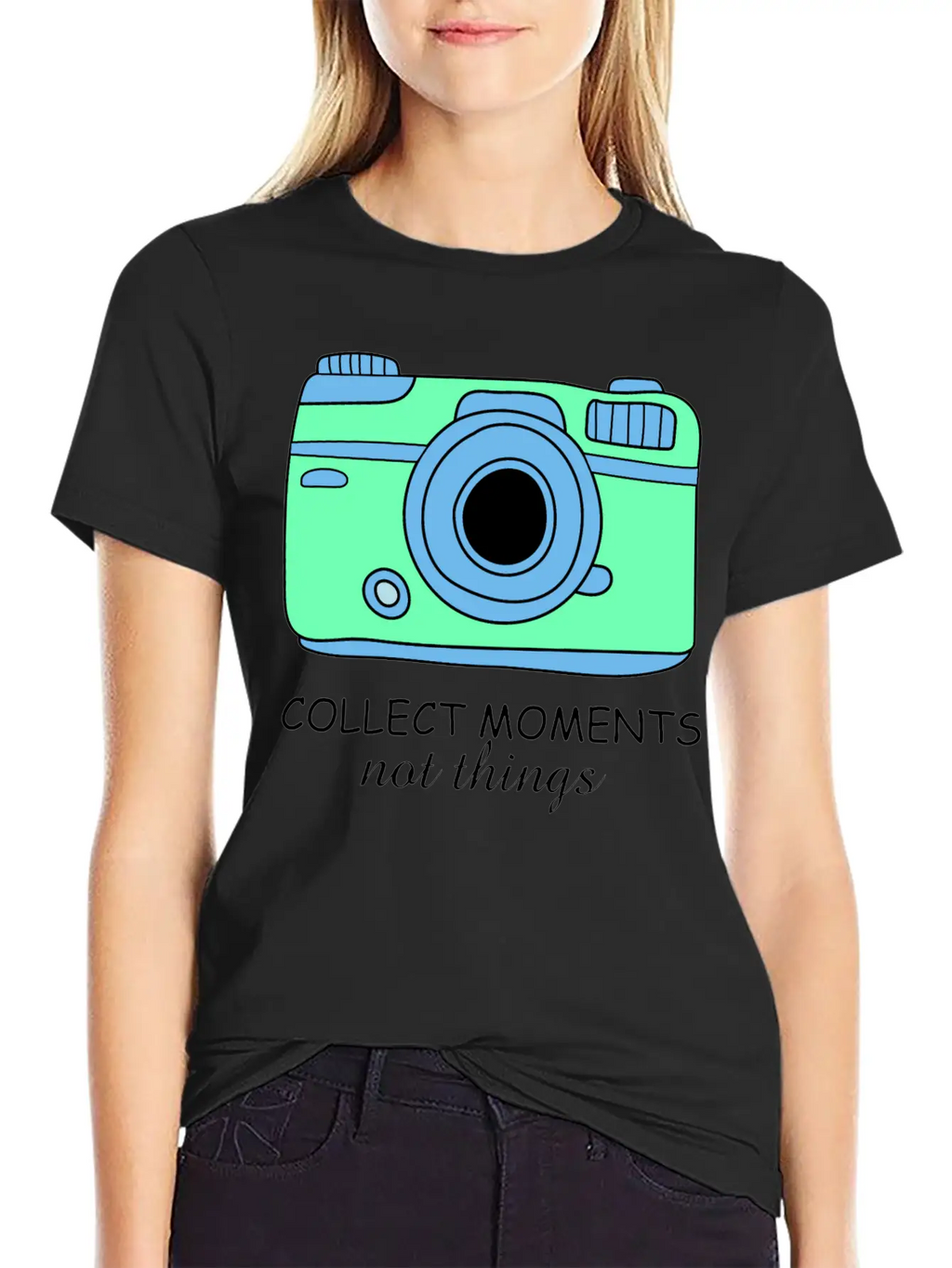 Camera Moments Breathable Graphic T-Shirt – Perfect For Casual Days