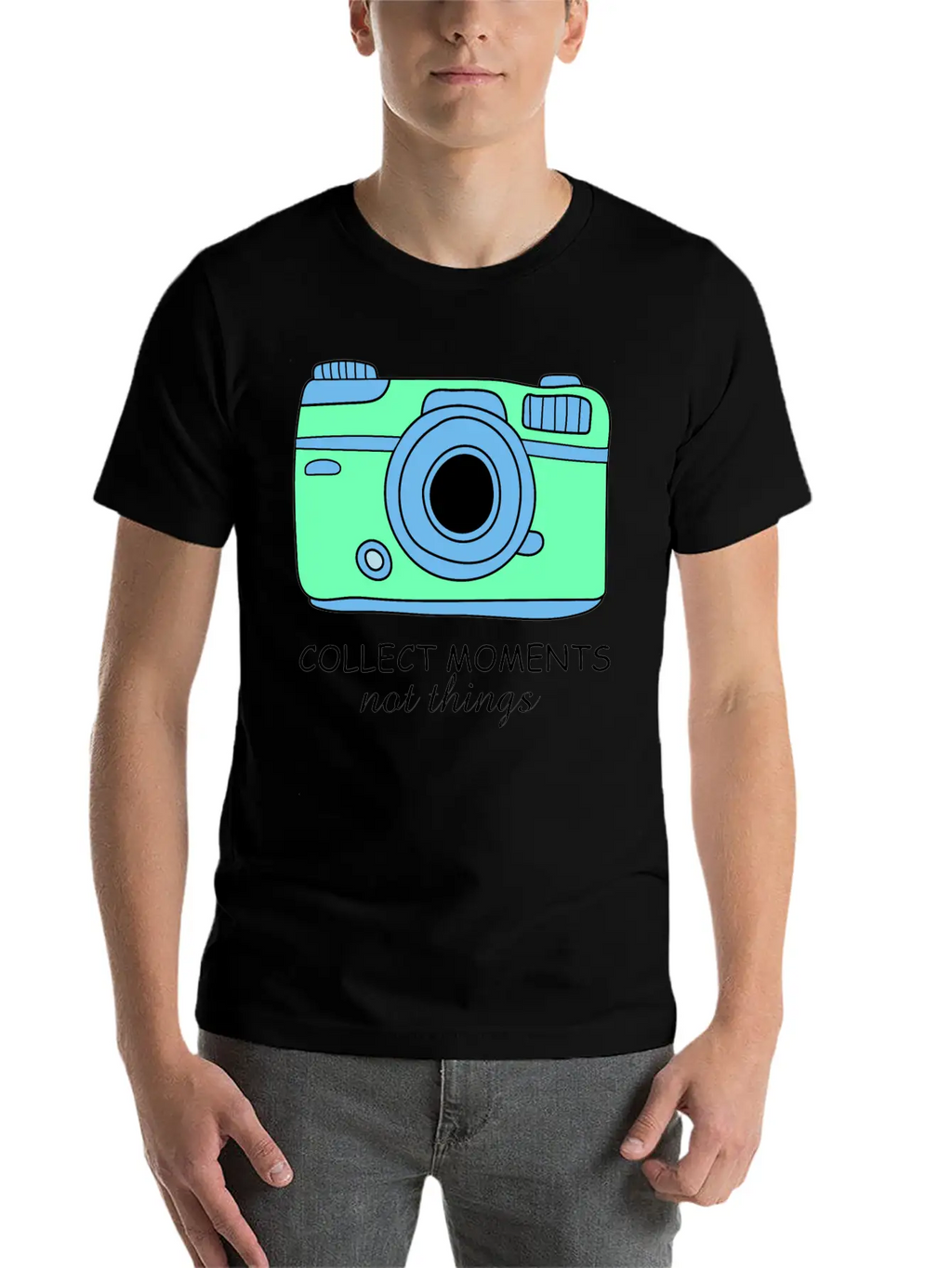 Camera Moments Breathable Graphic T-Shirt – Perfect For Casual Days