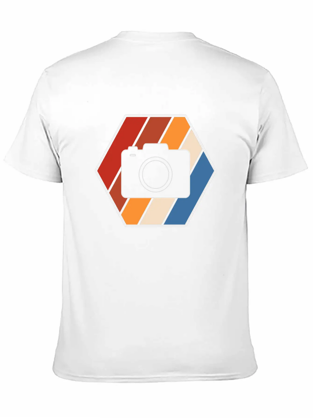 Camera Retro Breathable Soft Cotton T-Shirt – Timeless Casual Look
