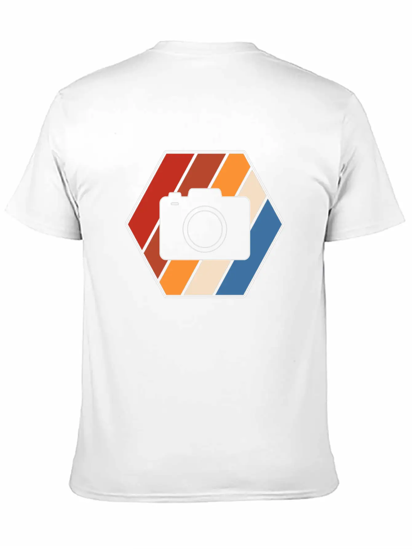 Camera Retro Breathable Soft Cotton T-Shirt – Timeless Casual Look