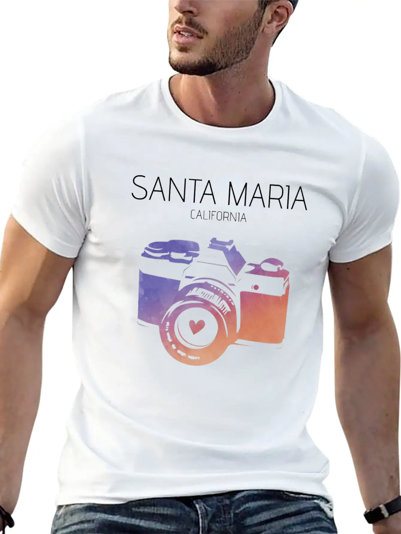 Camera Santa Maria Stylish Everyday T-Shirt – Unisex Basic Cotton Tee