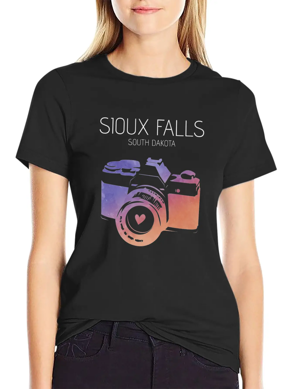 Camera Sioux Falls Breathable Graphic T-Shirt – Perfect For Casual Days