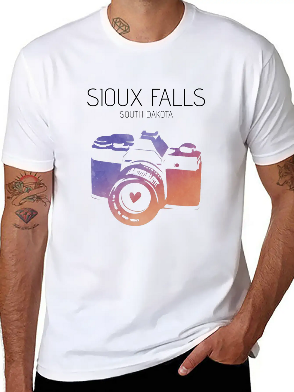 Camera Sioux Falls Breathable Graphic T-Shirt – Perfect For Casual Days
