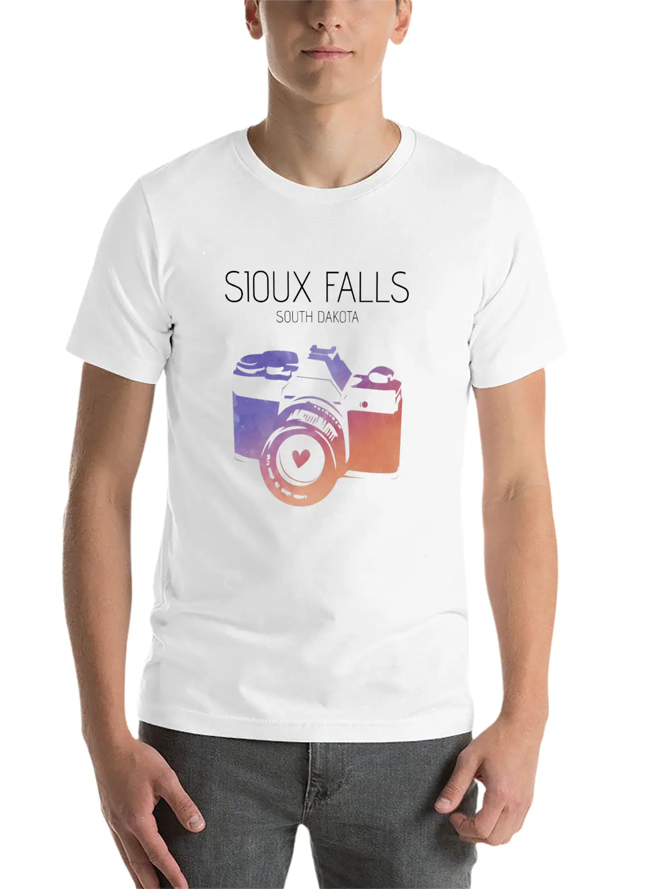 Camera Sioux Falls Breathable Graphic T-Shirt – Perfect For Casual Days