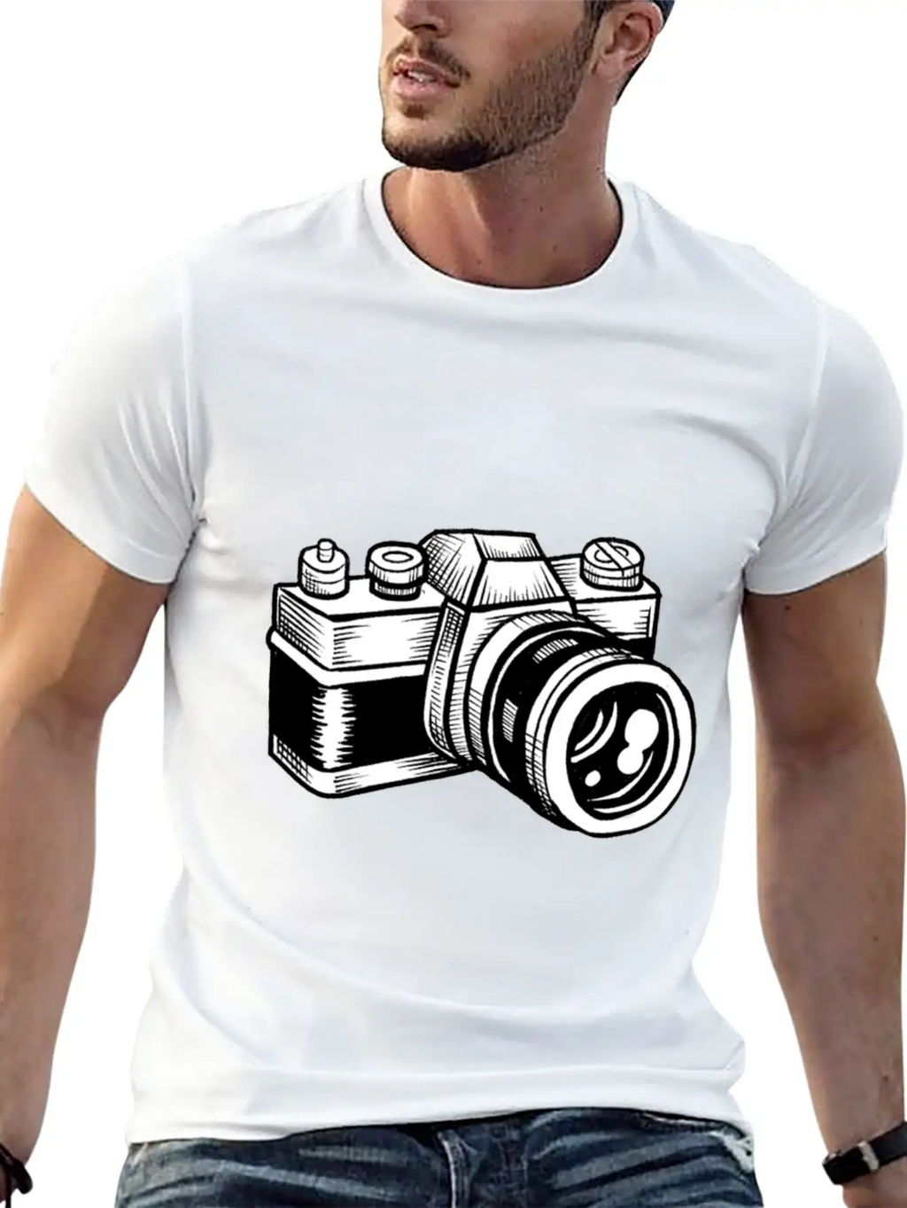 Camera T Shirt Camera T Shirt Essential Unisex Summer Tee – Soft Cotton Casual Fit