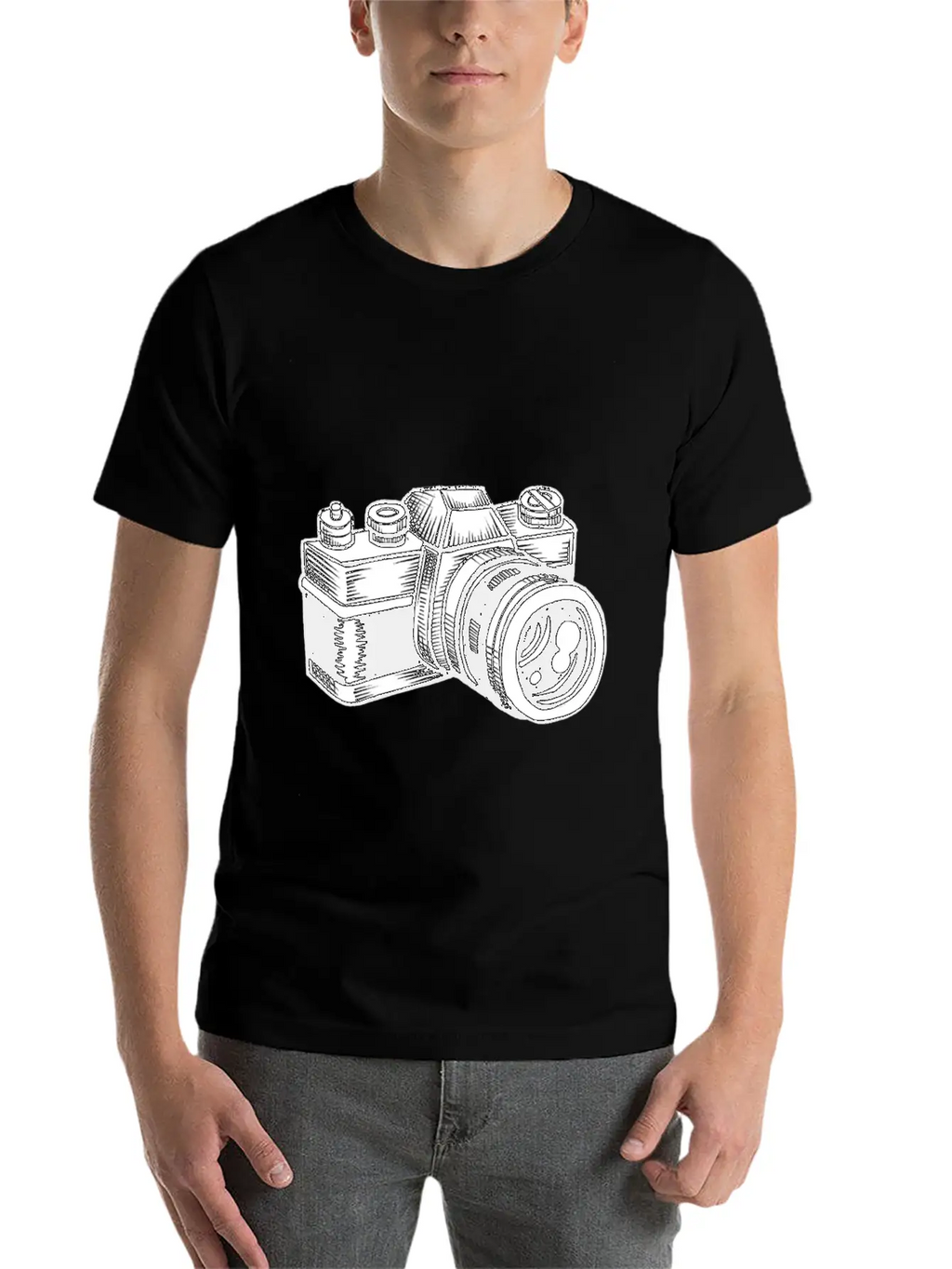 Camera T Shirt Camera T Shirt Essential Unisex Summer Tee – Soft Cotton Casual Fit