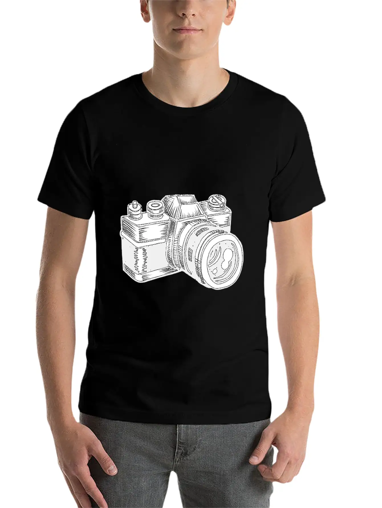 Camera T Shirt Camera T Shirt Essential Unisex Summer Tee – Soft Cotton Casual Fit