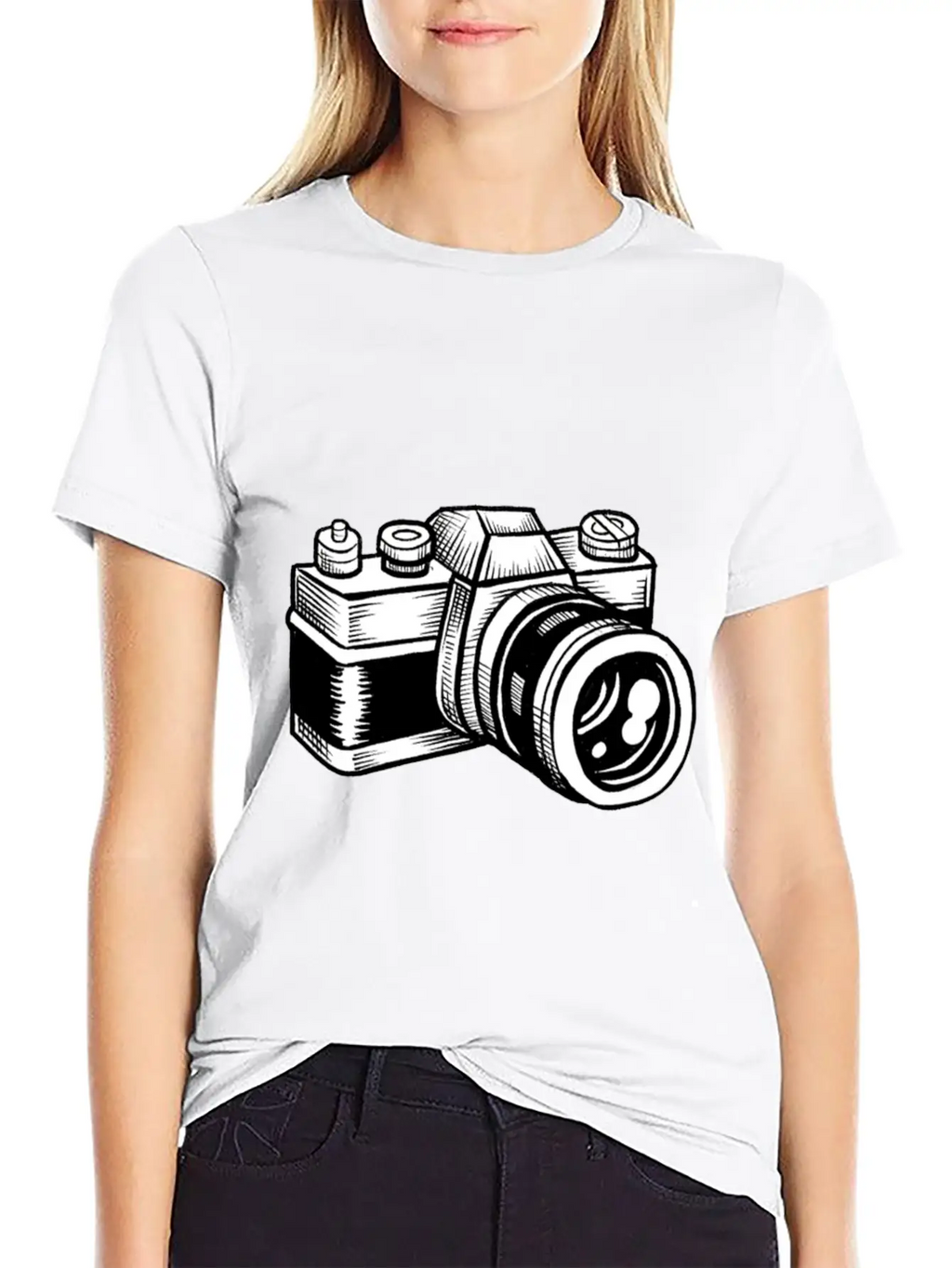 Camera T Shirt Camera T Shirt Essential Unisex Summer Tee – Soft Cotton Casual Fit