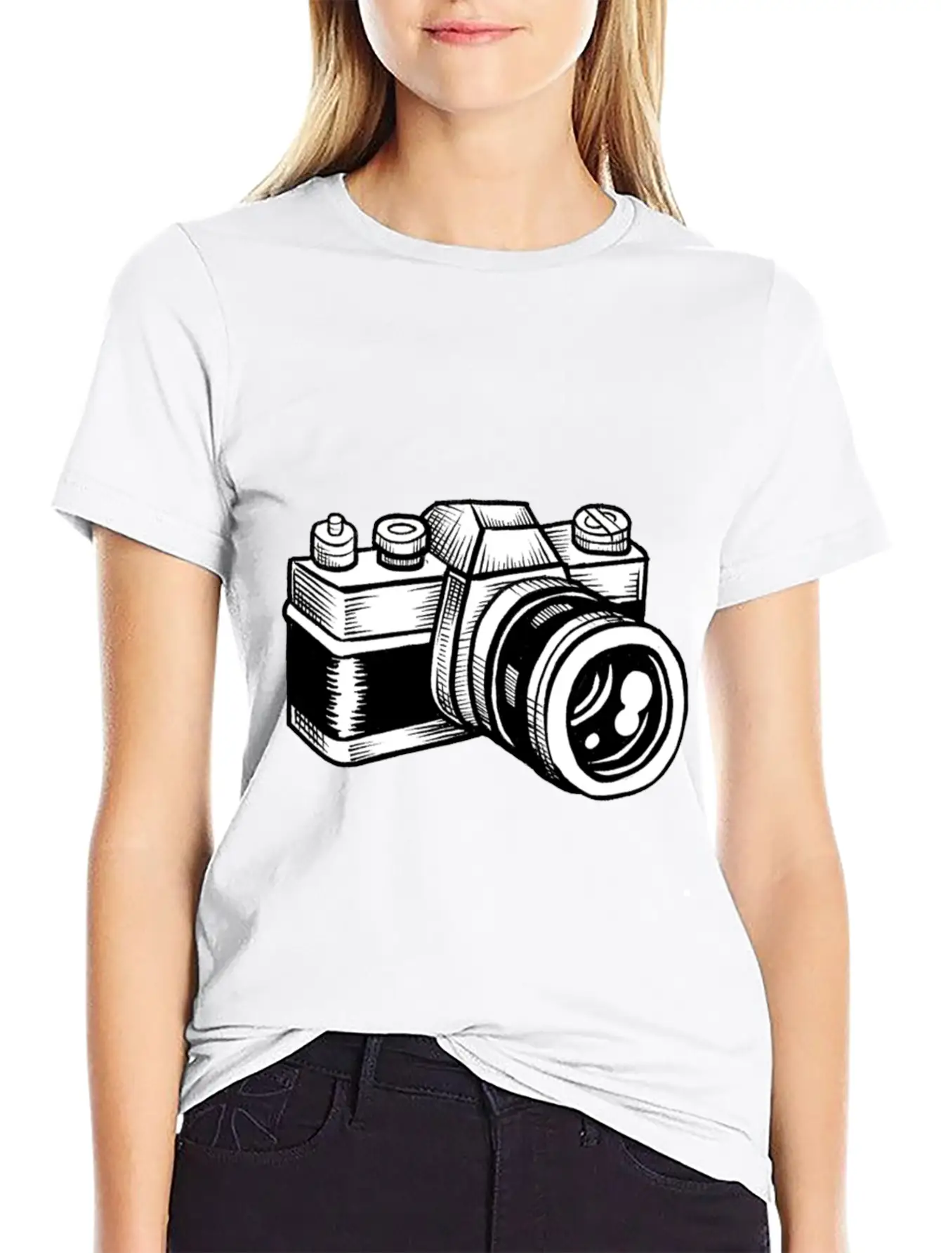 Camera T Shirt Camera T Shirt Essential Unisex Summer Tee – Soft Cotton Casual Fit