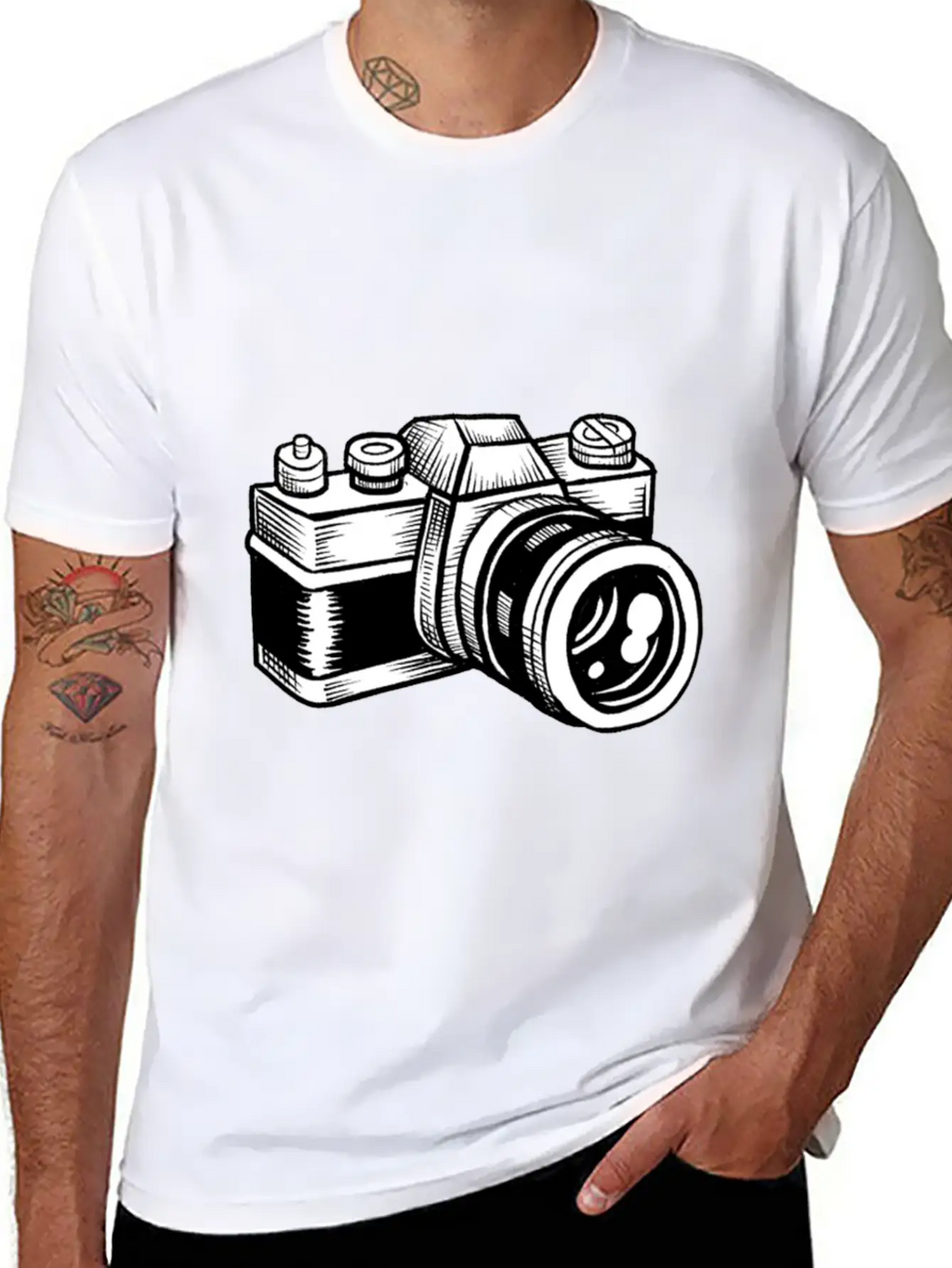 Camera T Shirt Camera T Shirt Essential Unisex Summer Tee – Soft Cotton Casual Fit