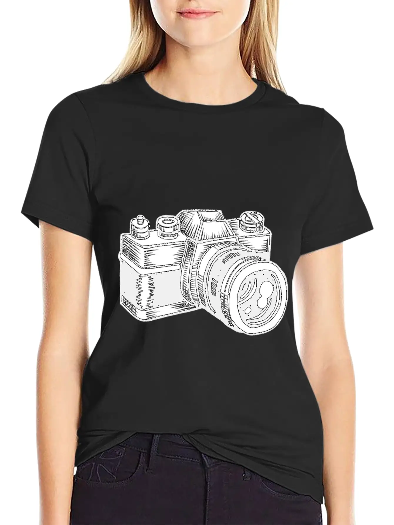 Camera T Shirt Camera T Shirt Essential Unisex Summer Tee – Soft Cotton Casual Fit