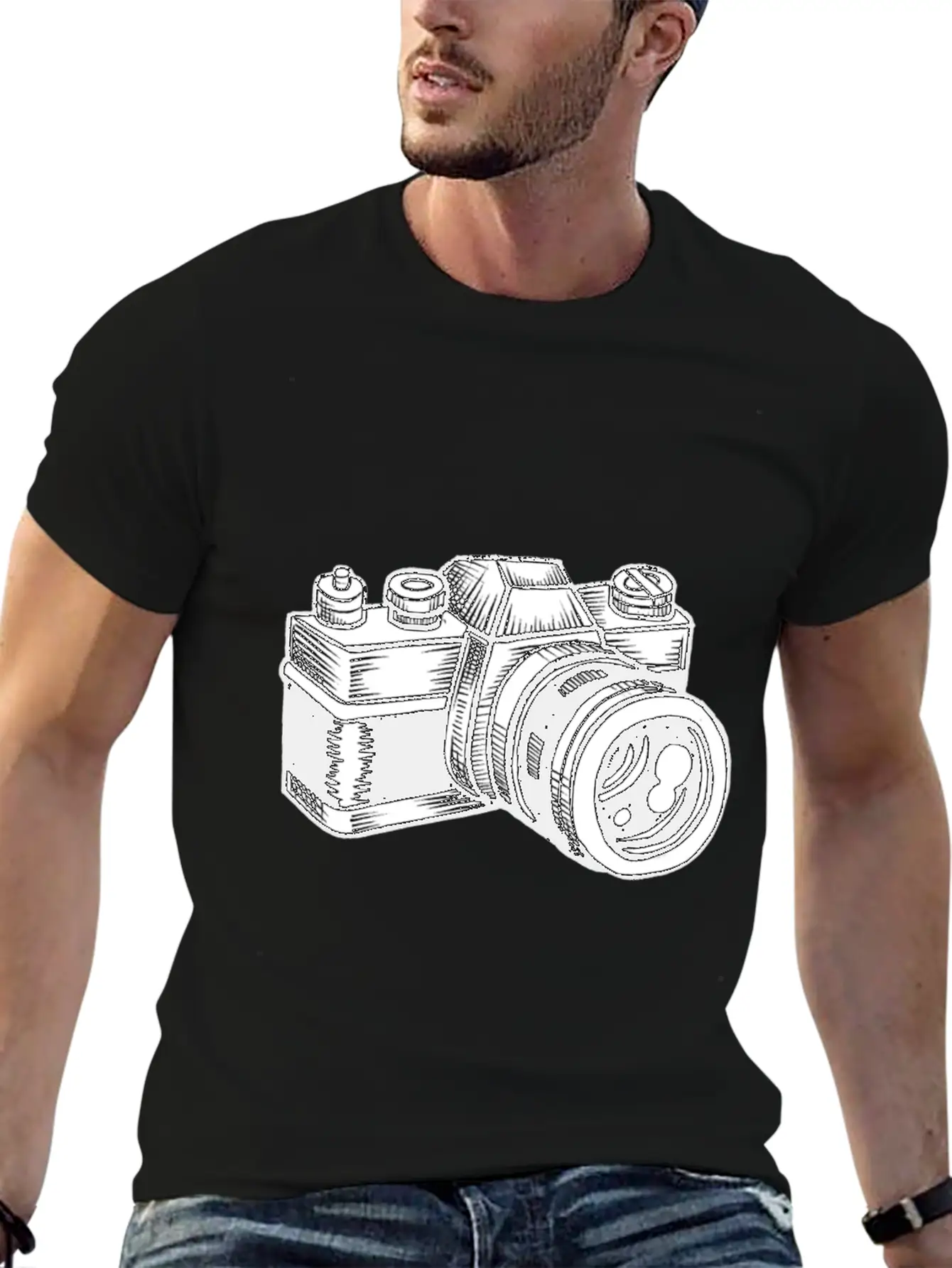 Camera T Shirt Camera T Shirt Essential Unisex Summer Tee – Soft Cotton Casual Fit