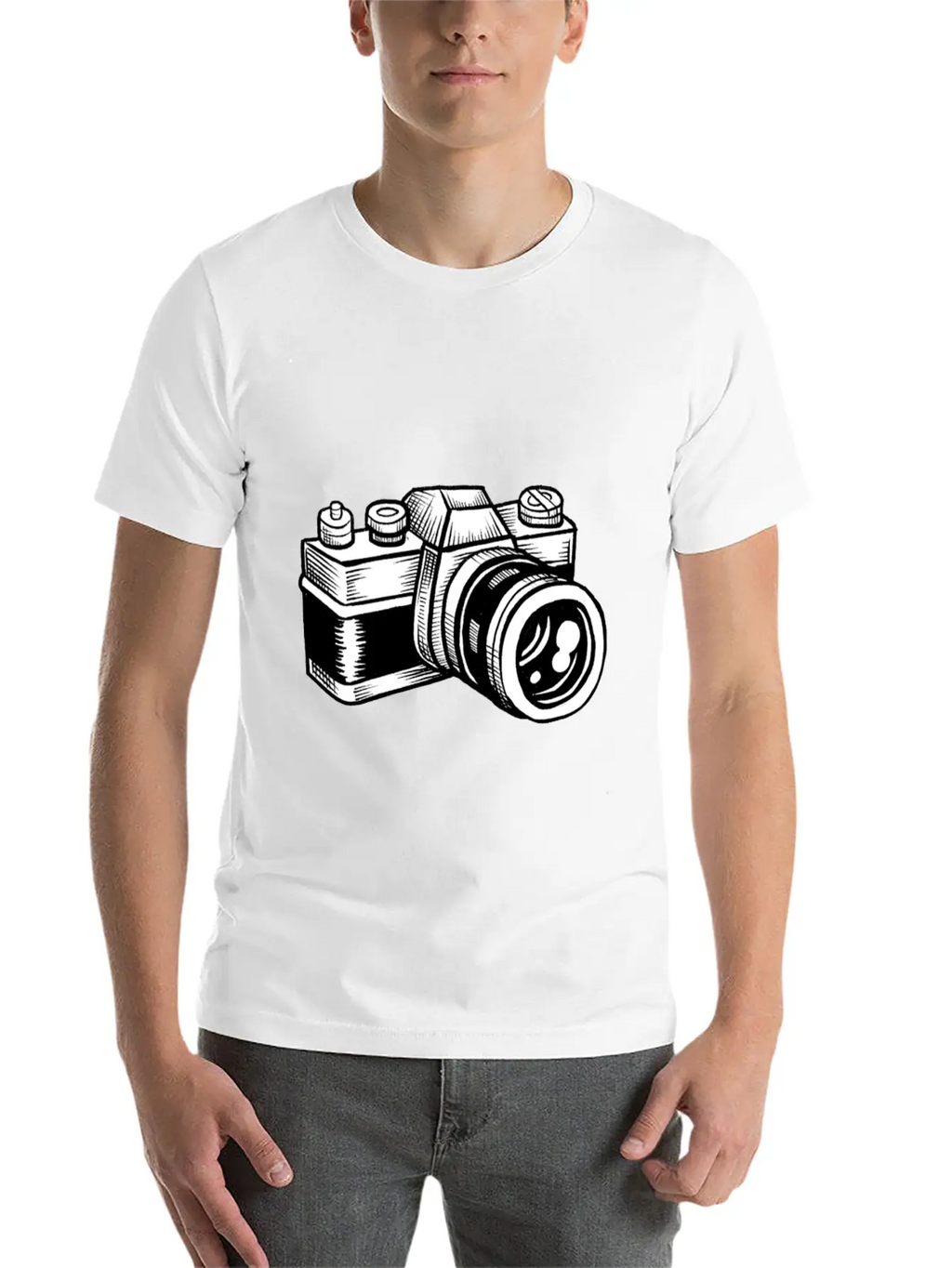 Camera T Shirt Camera T Shirt Essential Unisex Summer Tee – Soft Cotton Casual Fit