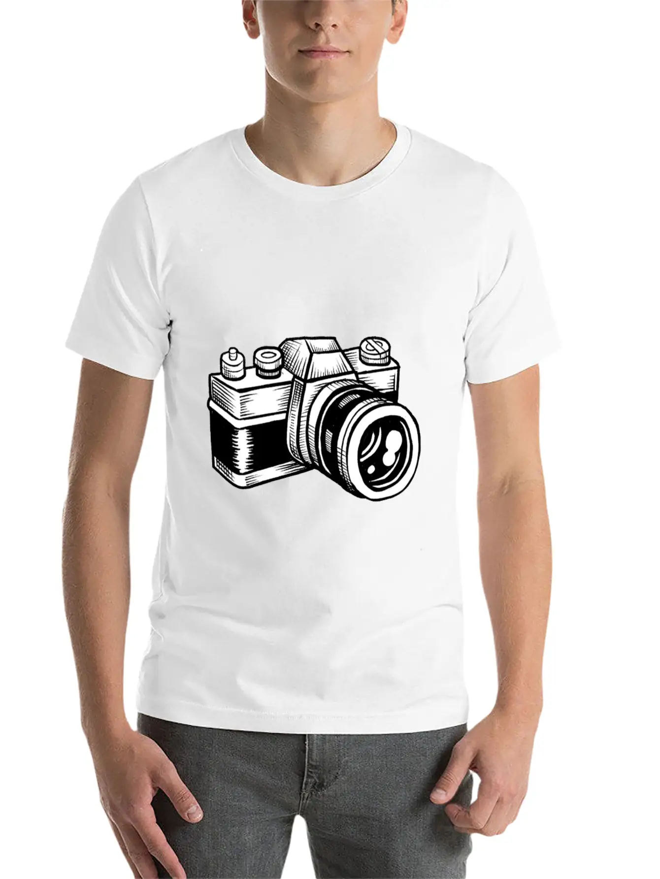 Camera T Shirt Camera T Shirt Essential Unisex Summer Tee – Soft Cotton Casual Fit