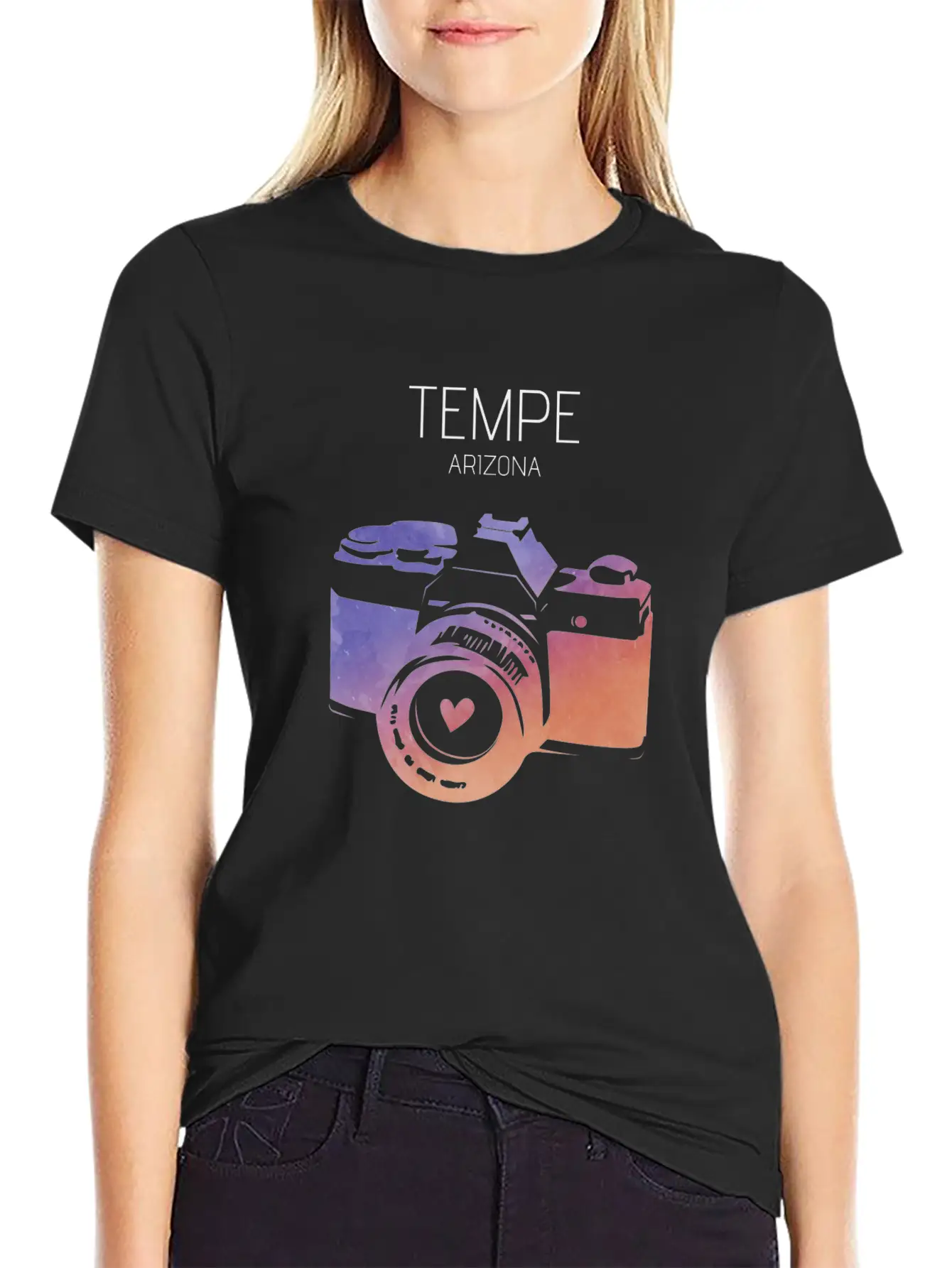 Camera Tempe Breathable Graphic T-Shirt – Perfect For Casual Days