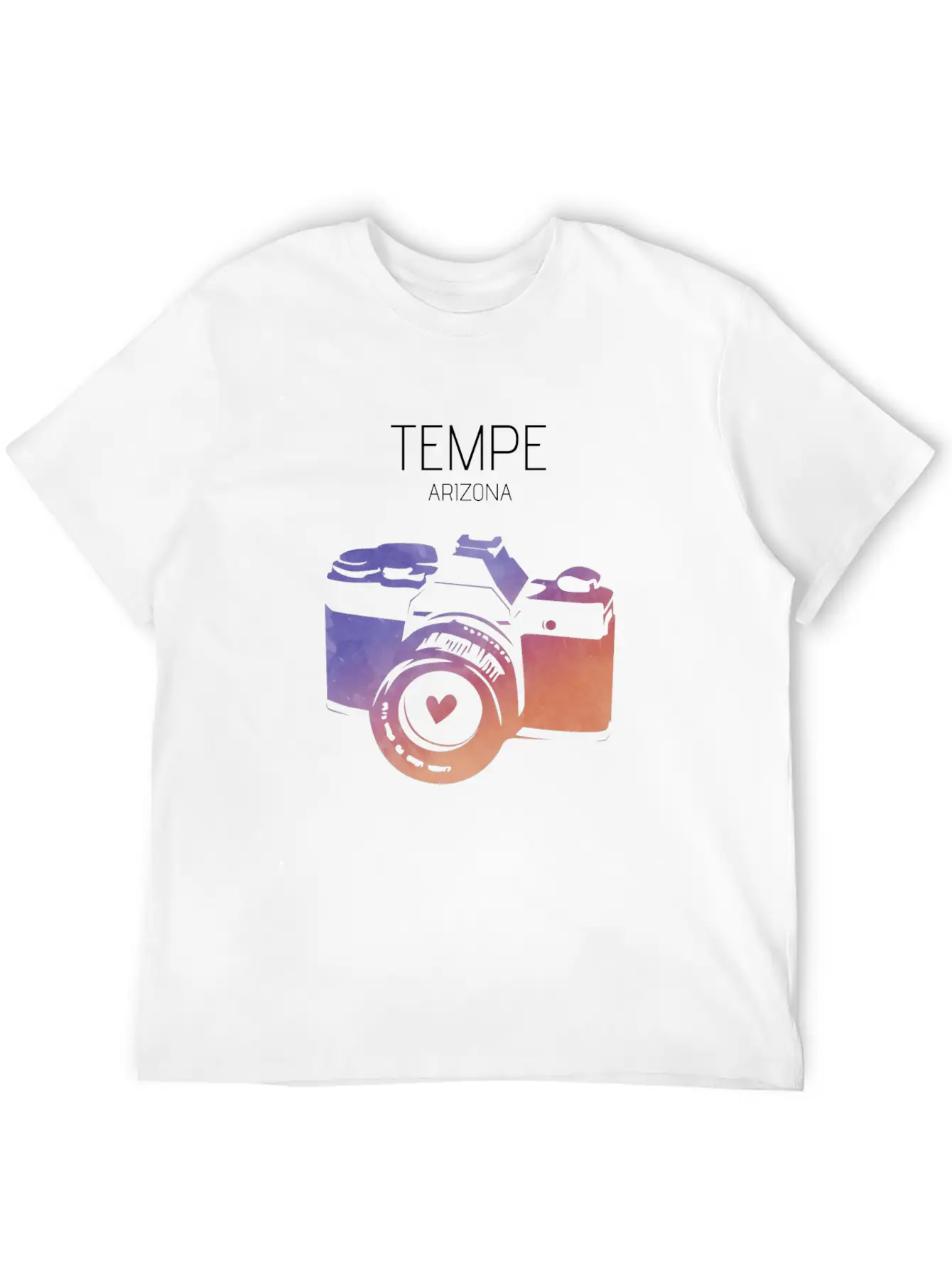 Camera Tempe Breathable Graphic T-Shirt – Perfect For Casual Days