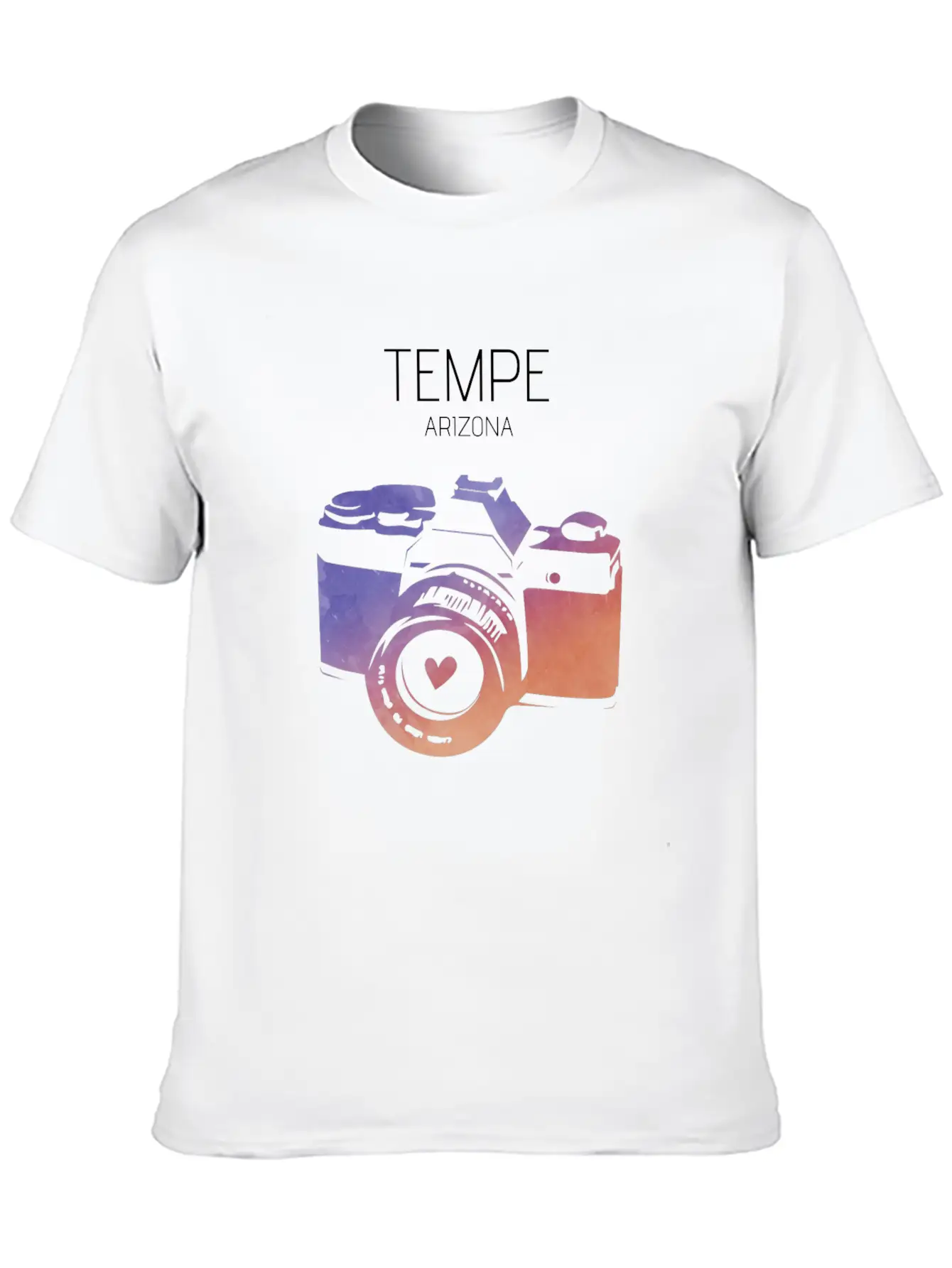 Camera Tempe Breathable Graphic T-Shirt – Perfect For Casual Days