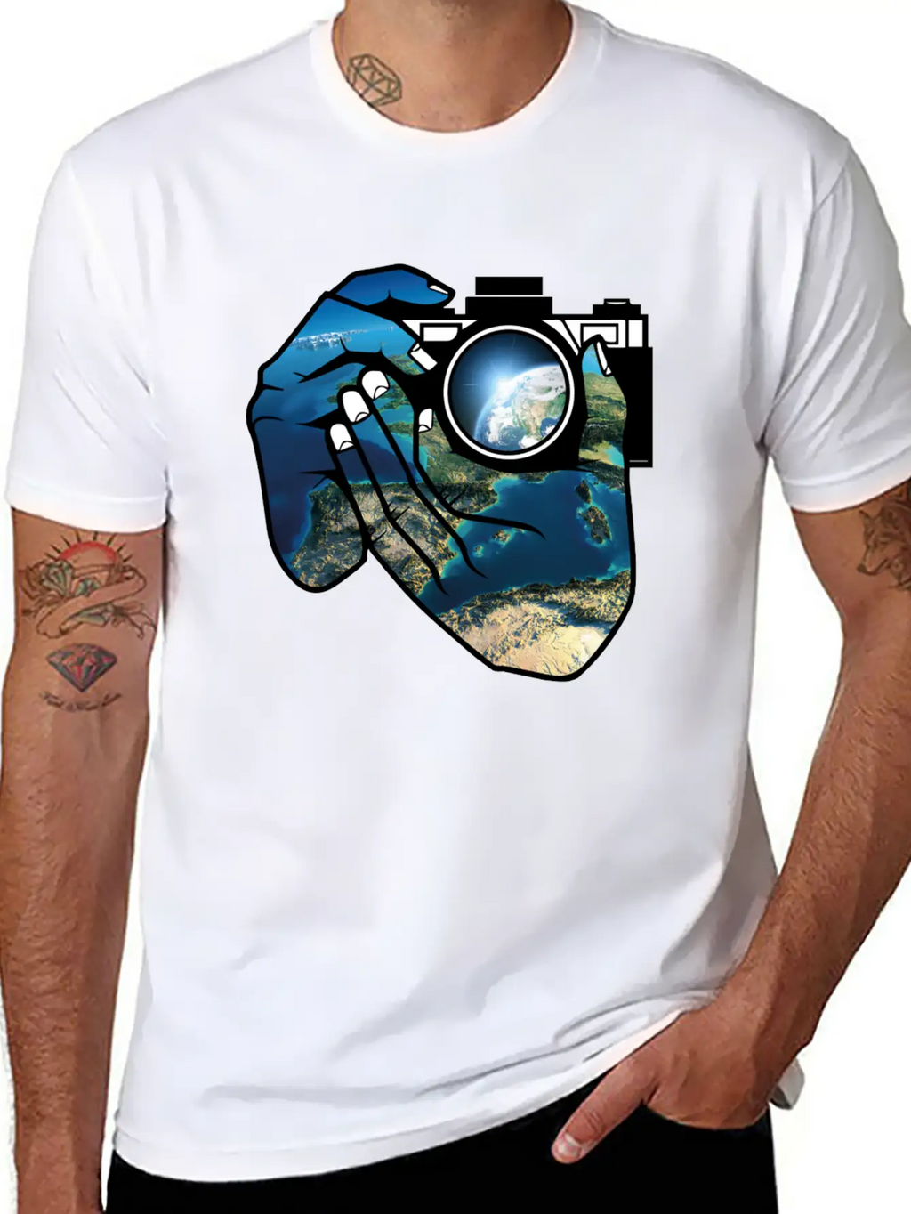 Camera Timeless Short Sleeve Tee – Comfy And Minimalist Design