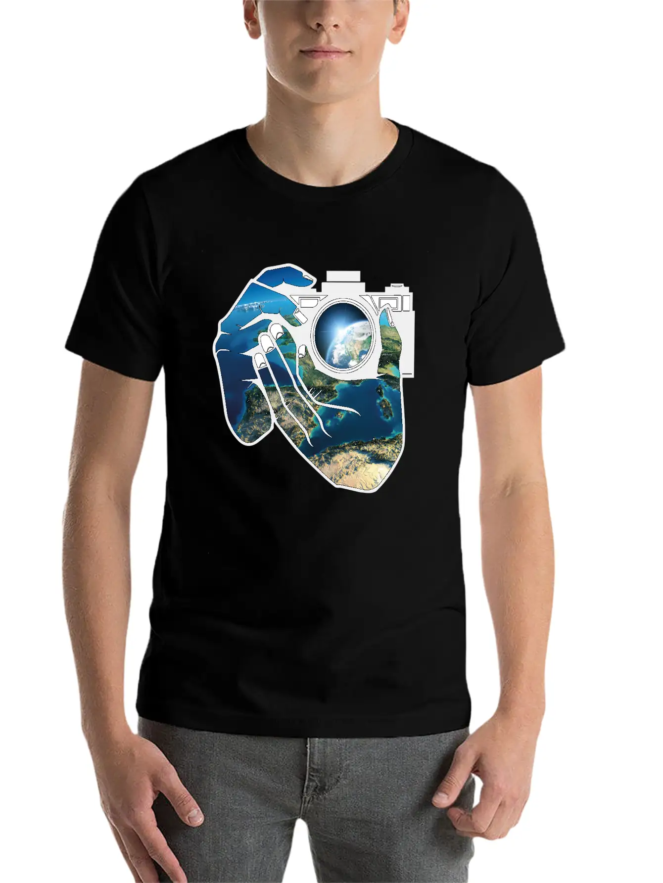 Camera Timeless Short Sleeve Tee – Comfy And Minimalist Design