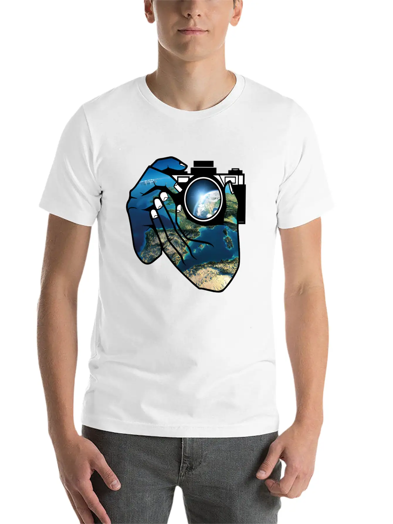 Camera Timeless Short Sleeve Tee – Comfy And Minimalist Design
