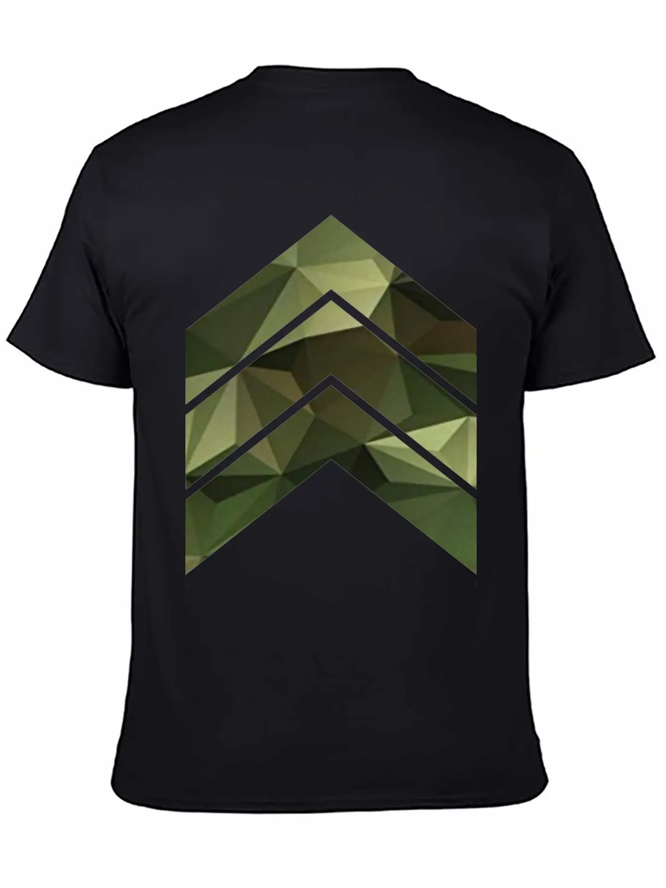 Camouflage Triangles / Arrows Relaxed Everyday Tee – Lightweight And Durable Cotton