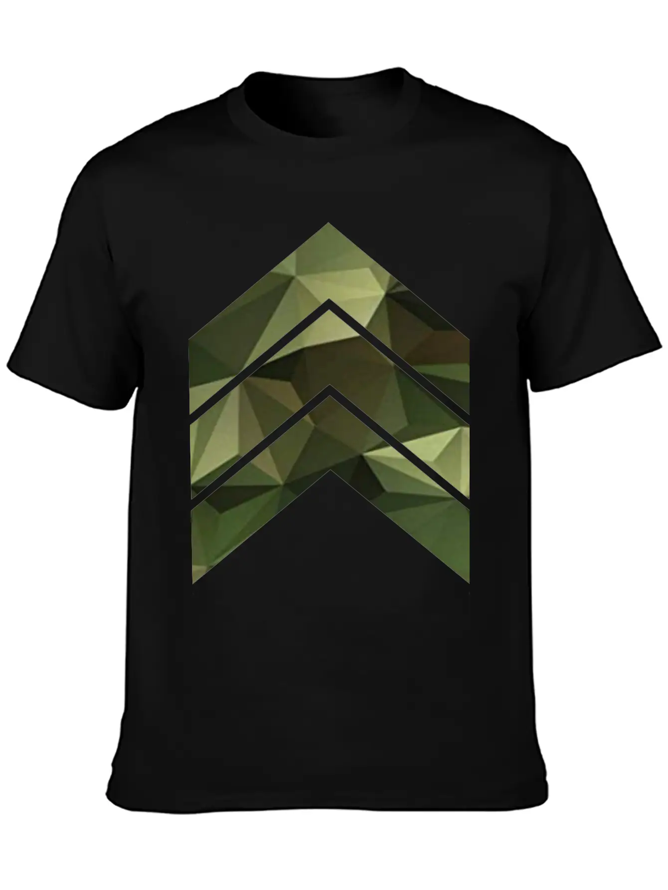 Camouflage Triangles / Arrows Relaxed Everyday Tee – Lightweight And Durable Cotton