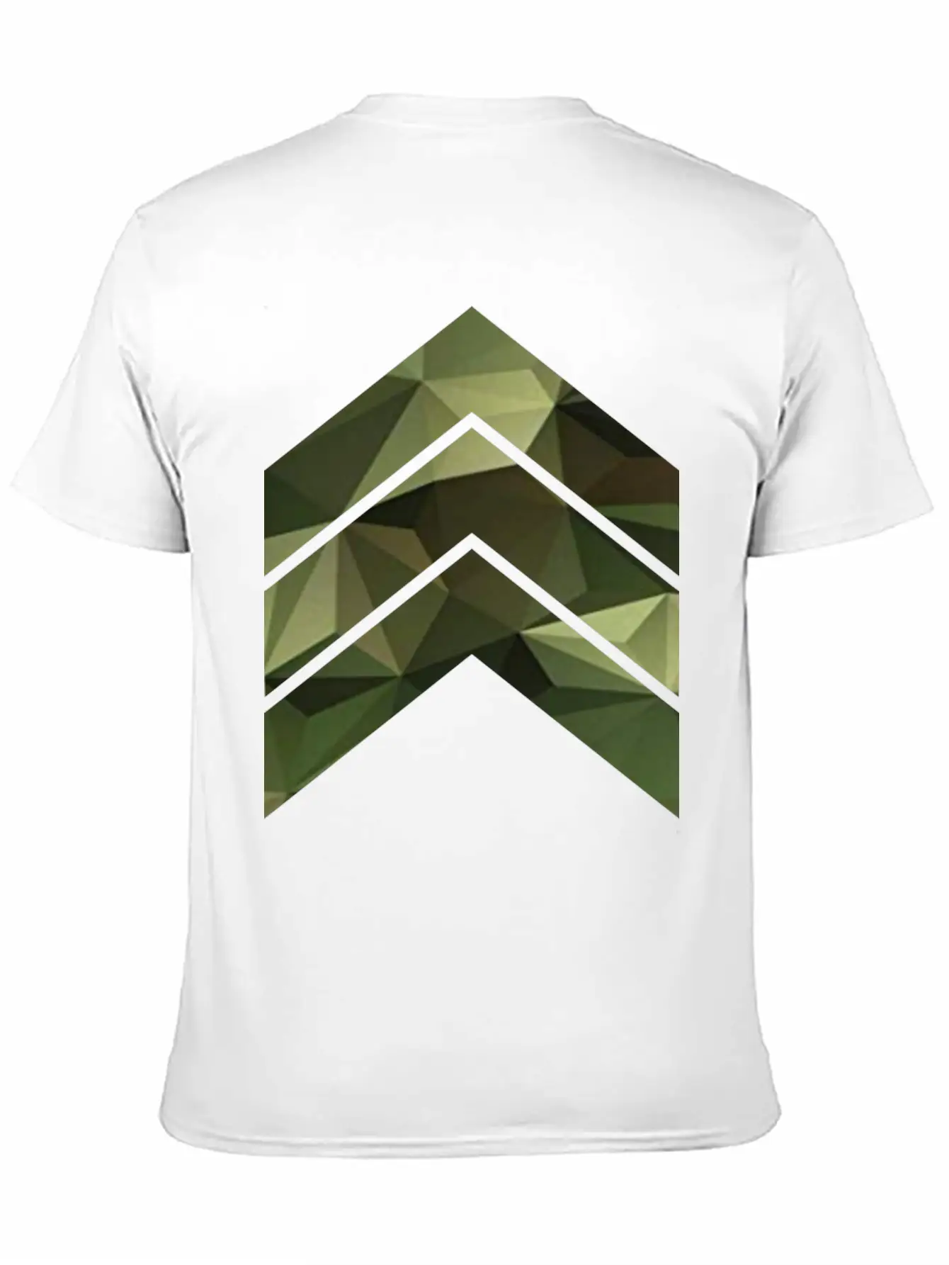 Camouflage Triangles / Arrows Relaxed Everyday Tee – Lightweight And Durable Cotton