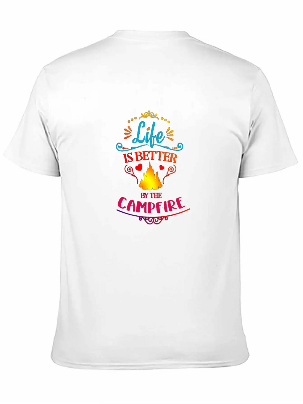 Campfire Life Is Better Relaxed Everyday Tee – Lightweight And Durable Cotton