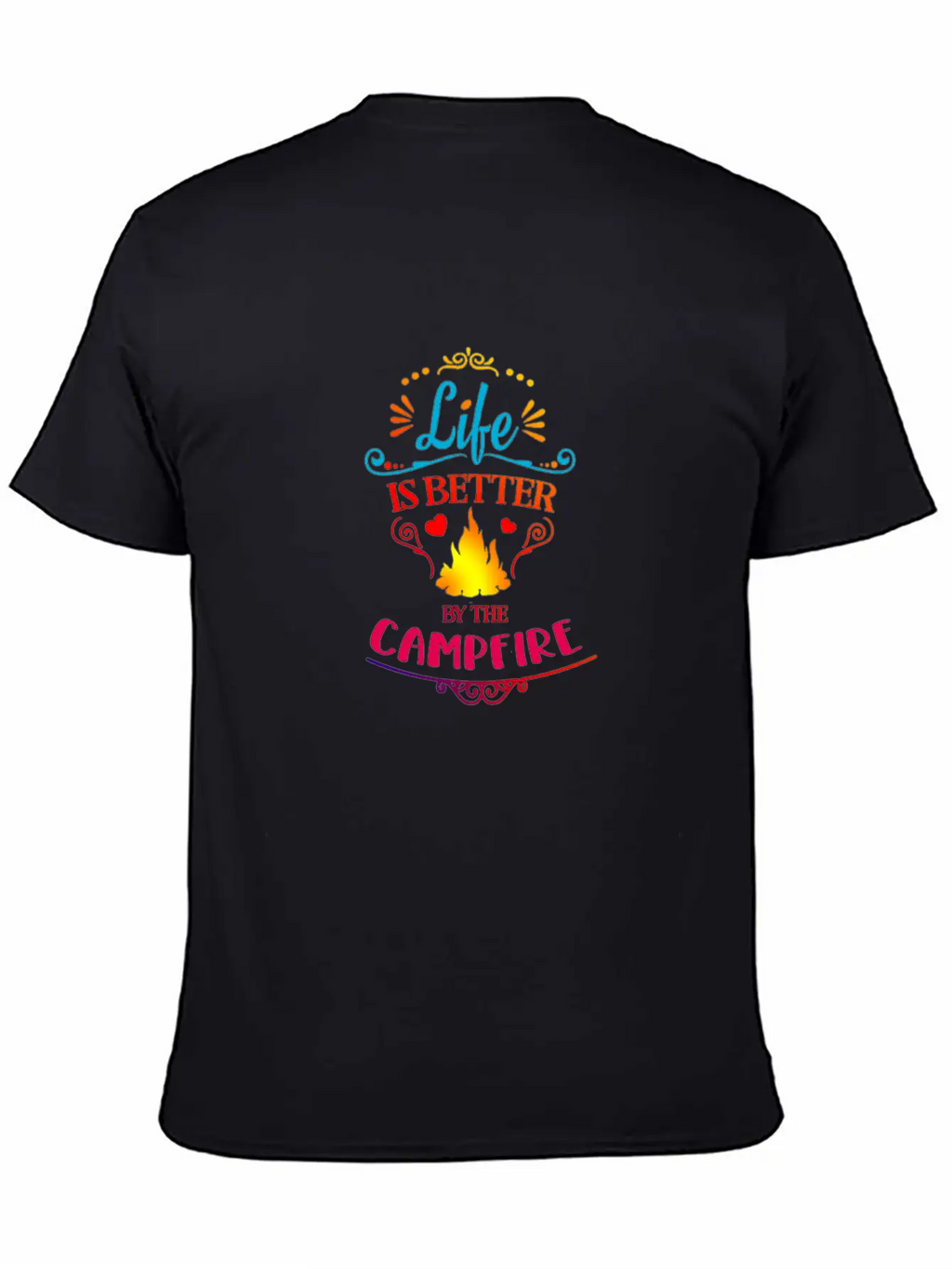 Campfire Life Is Better Relaxed Everyday Tee – Lightweight And Durable Cotton