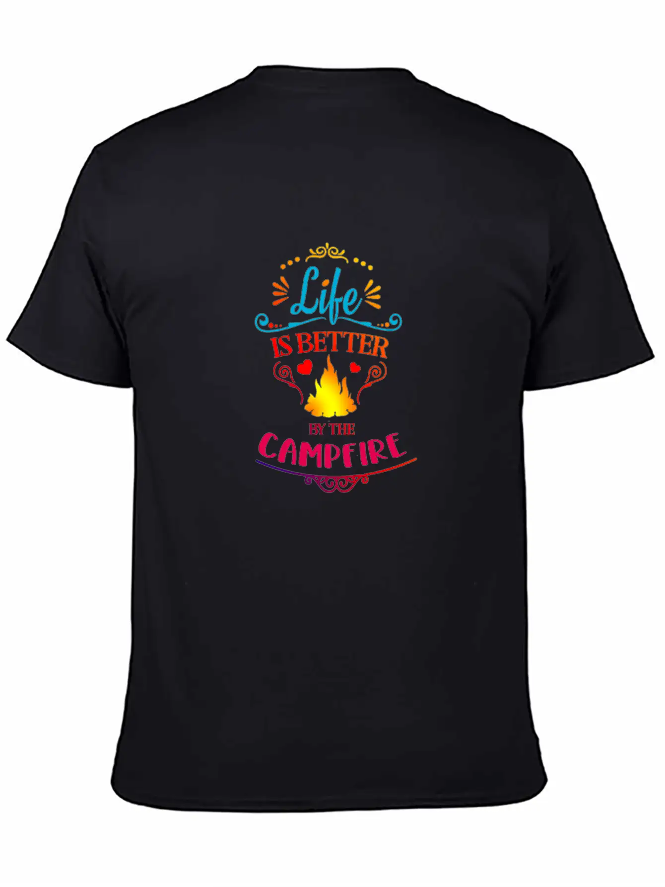 Campfire Life Is Better Relaxed Everyday Tee – Lightweight And Durable Cotton