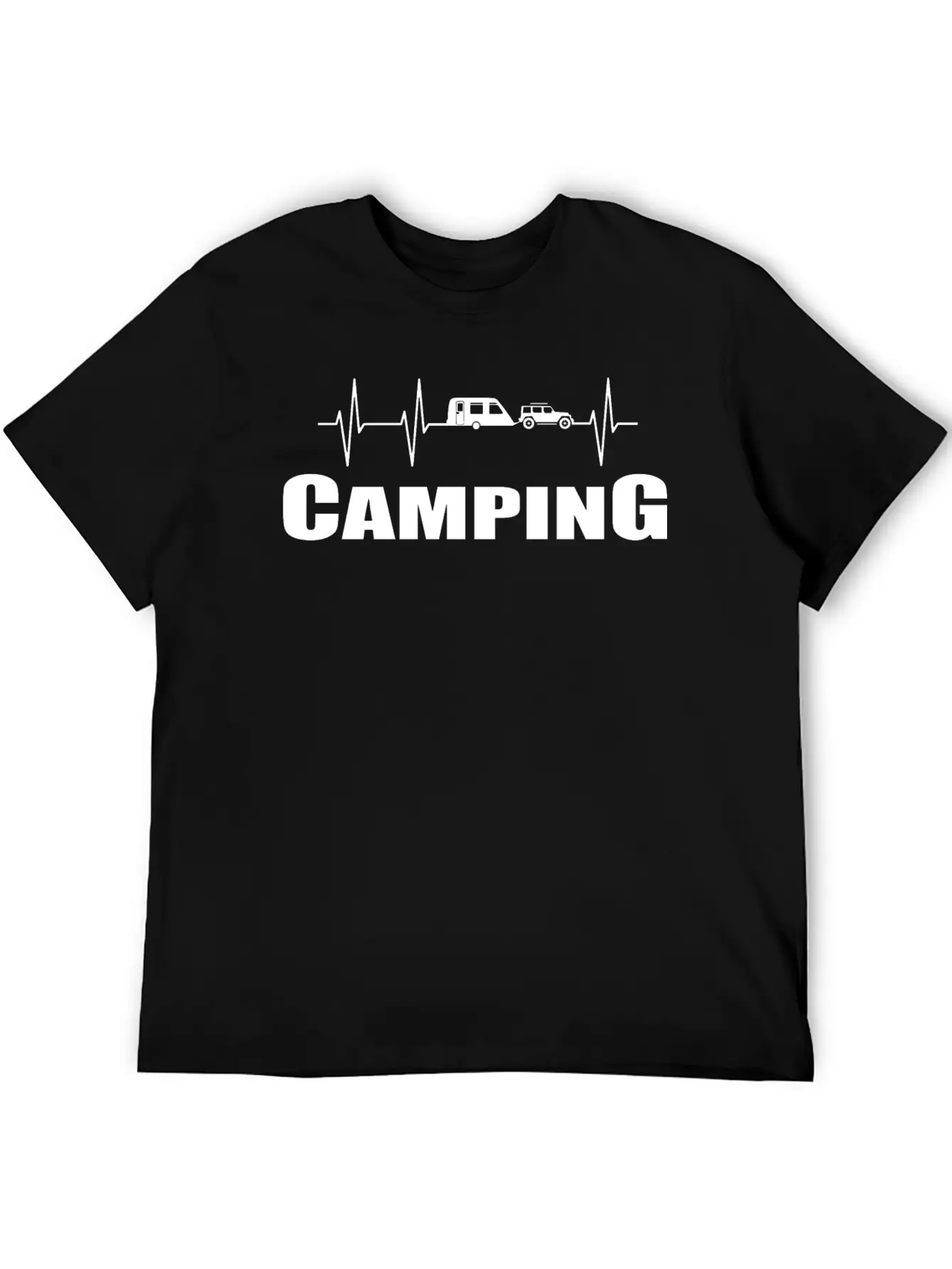 Camping Breathable Soft Cotton T-Shirt – Timeless Casual Look