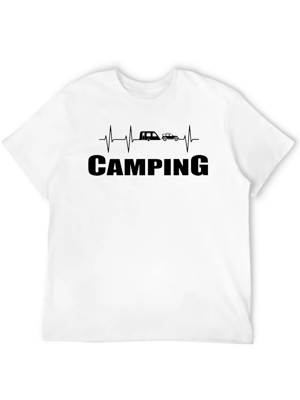 Camping Breathable Soft Cotton T-Shirt – Timeless Casual Look