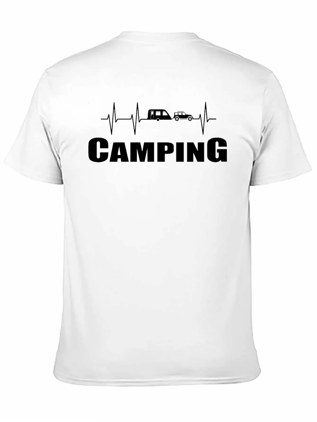 Camping Breathable Soft Cotton T-Shirt – Timeless Casual Look