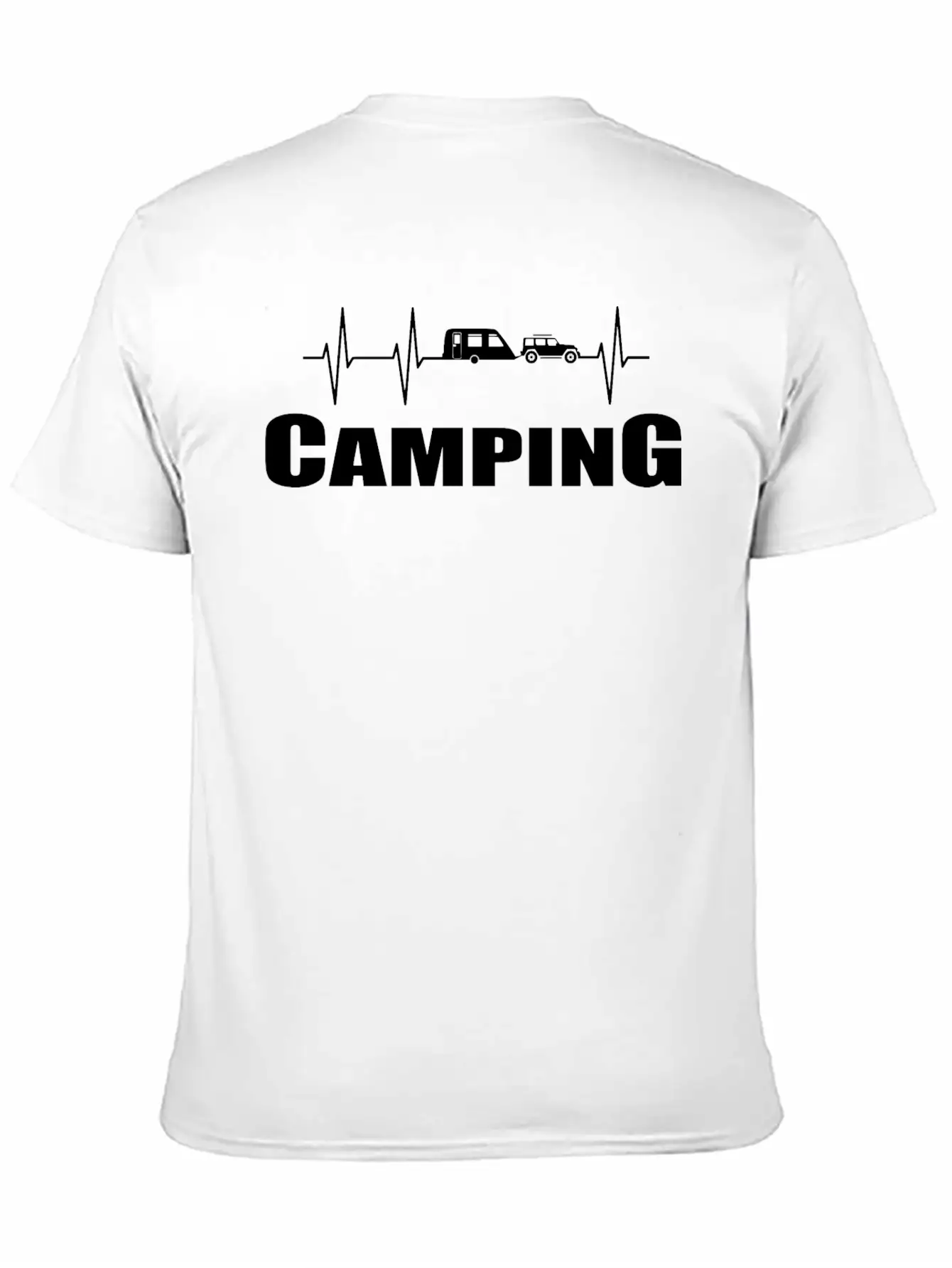 Camping Breathable Soft Cotton T-Shirt – Timeless Casual Look
