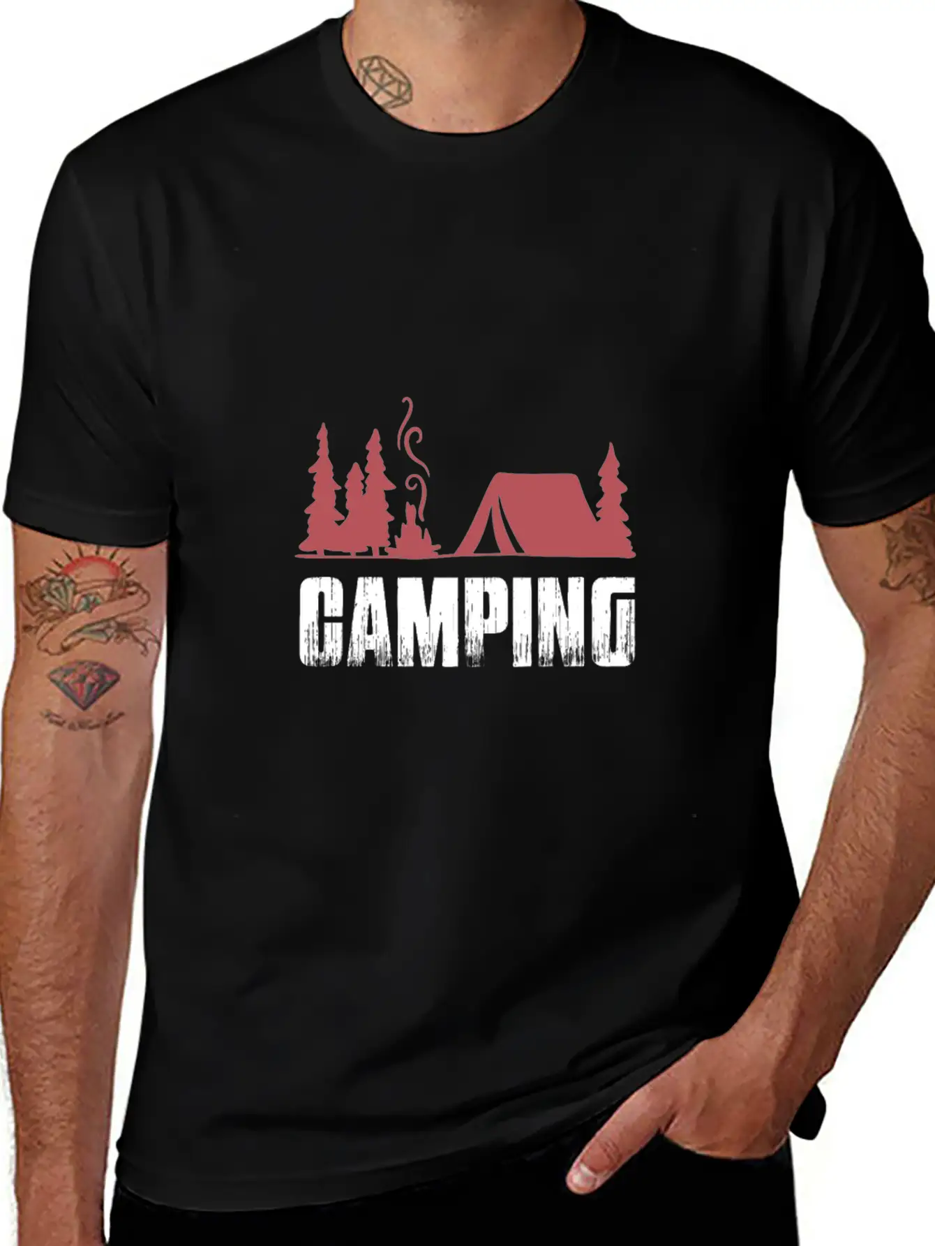 Camping Camping Camping Classic Cotton Tee – Unisex Comfort For Any Season