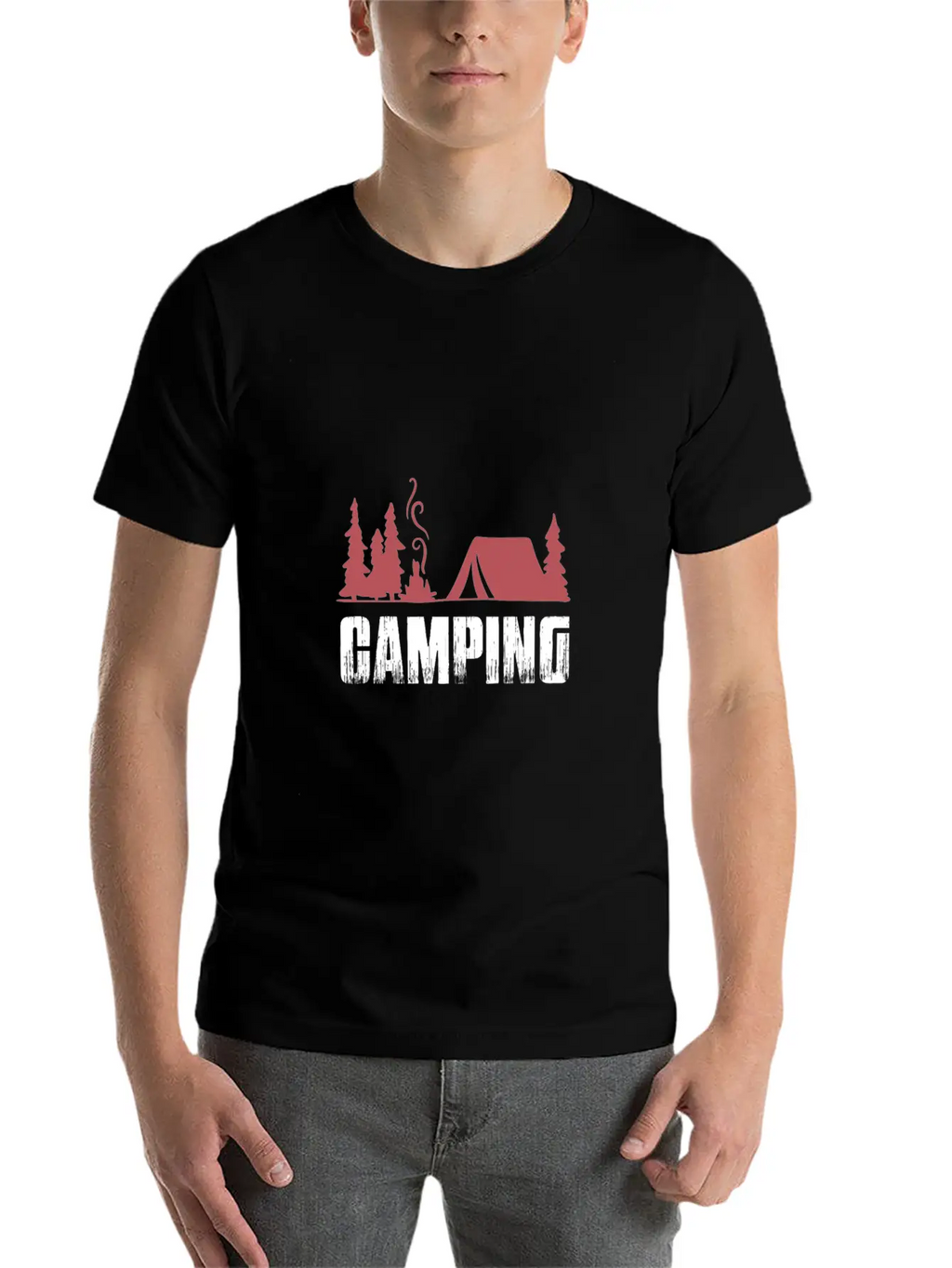 Camping Camping Camping Classic Cotton Tee – Unisex Comfort For Any Season