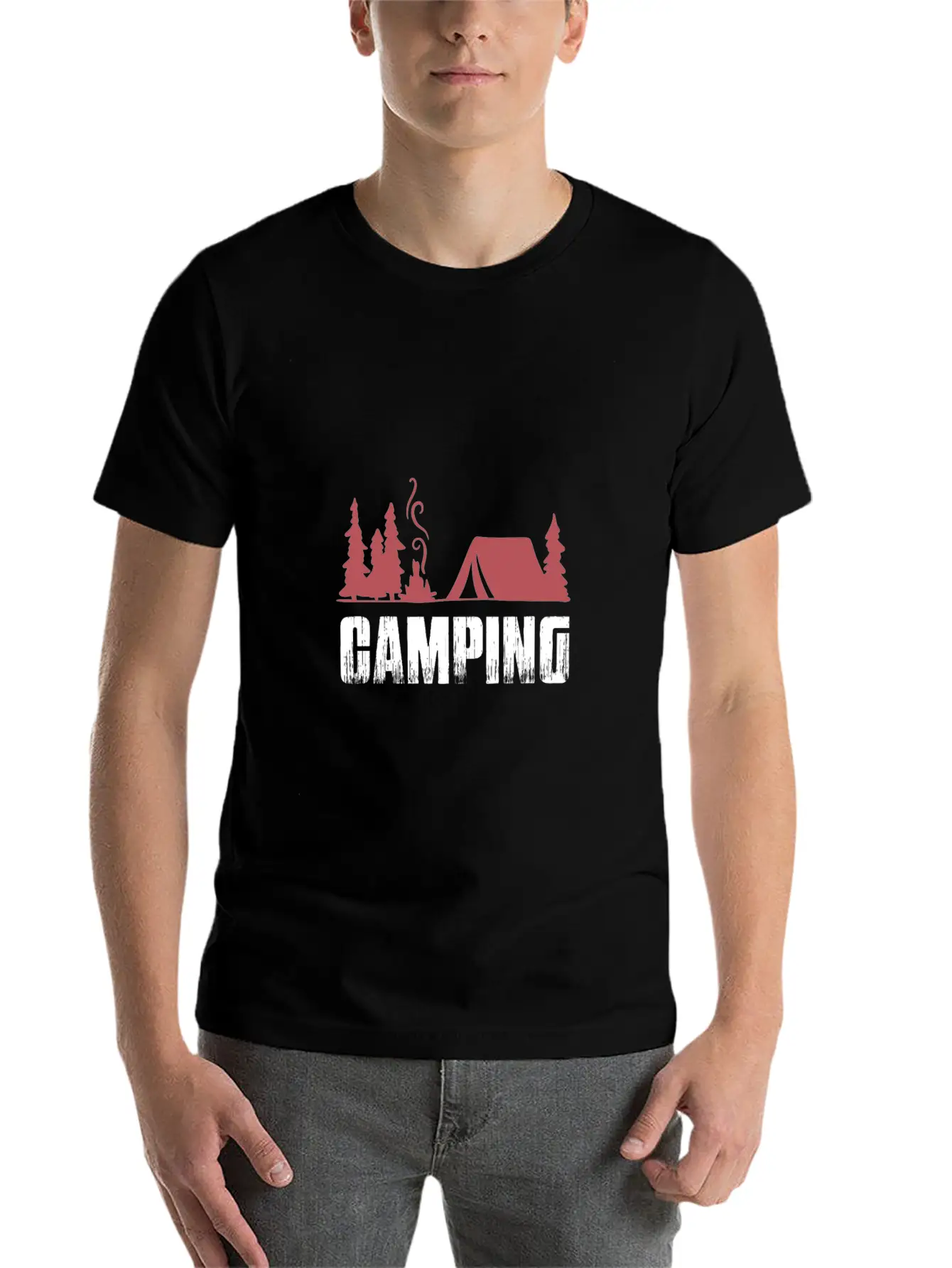 Camping Camping Camping Classic Cotton Tee – Unisex Comfort For Any Season