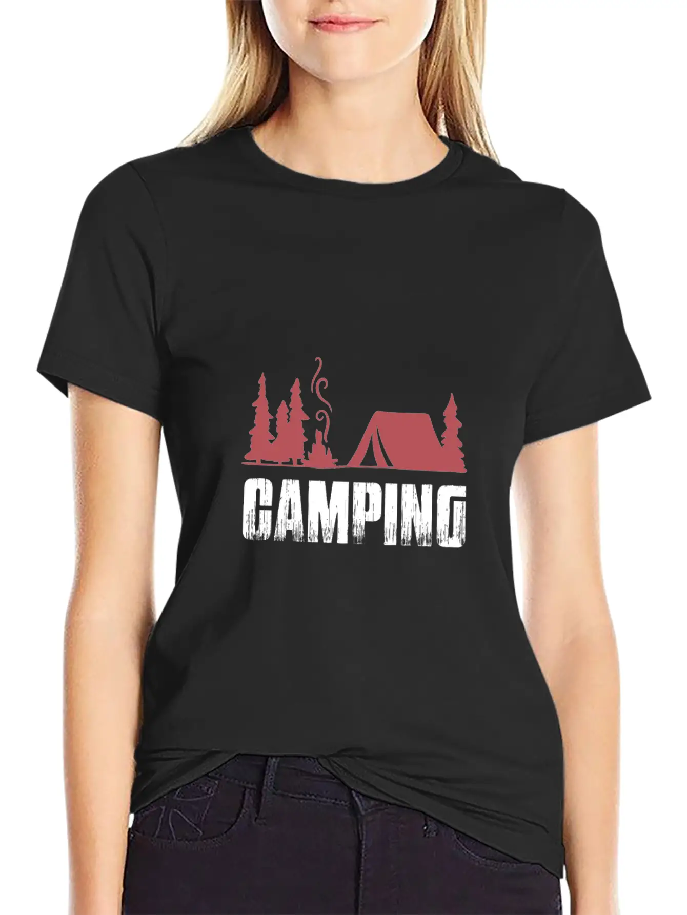 Camping Camping Camping Classic Cotton Tee – Unisex Comfort For Any Season