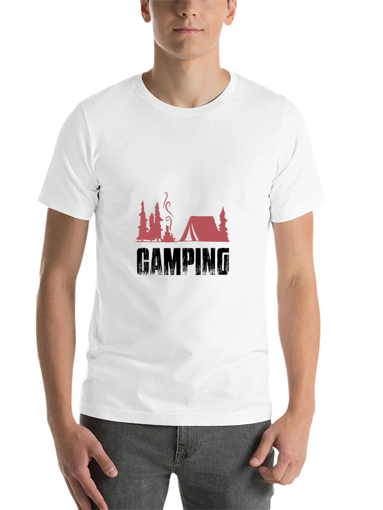 Camping Camping Camping Classic Cotton Tee – Unisex Comfort For Any Season