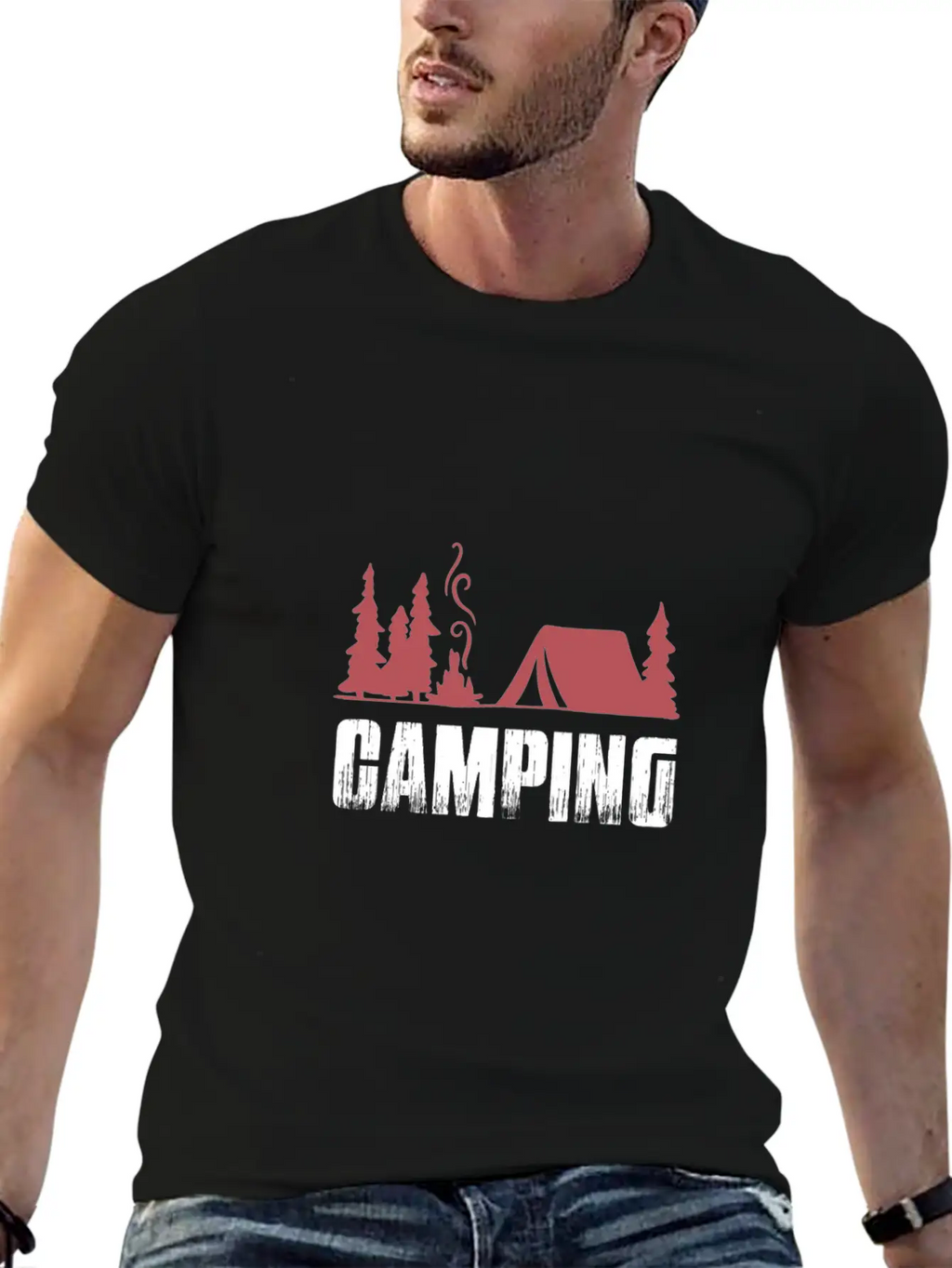 Camping Camping Camping Classic Cotton Tee – Unisex Comfort For Any Season