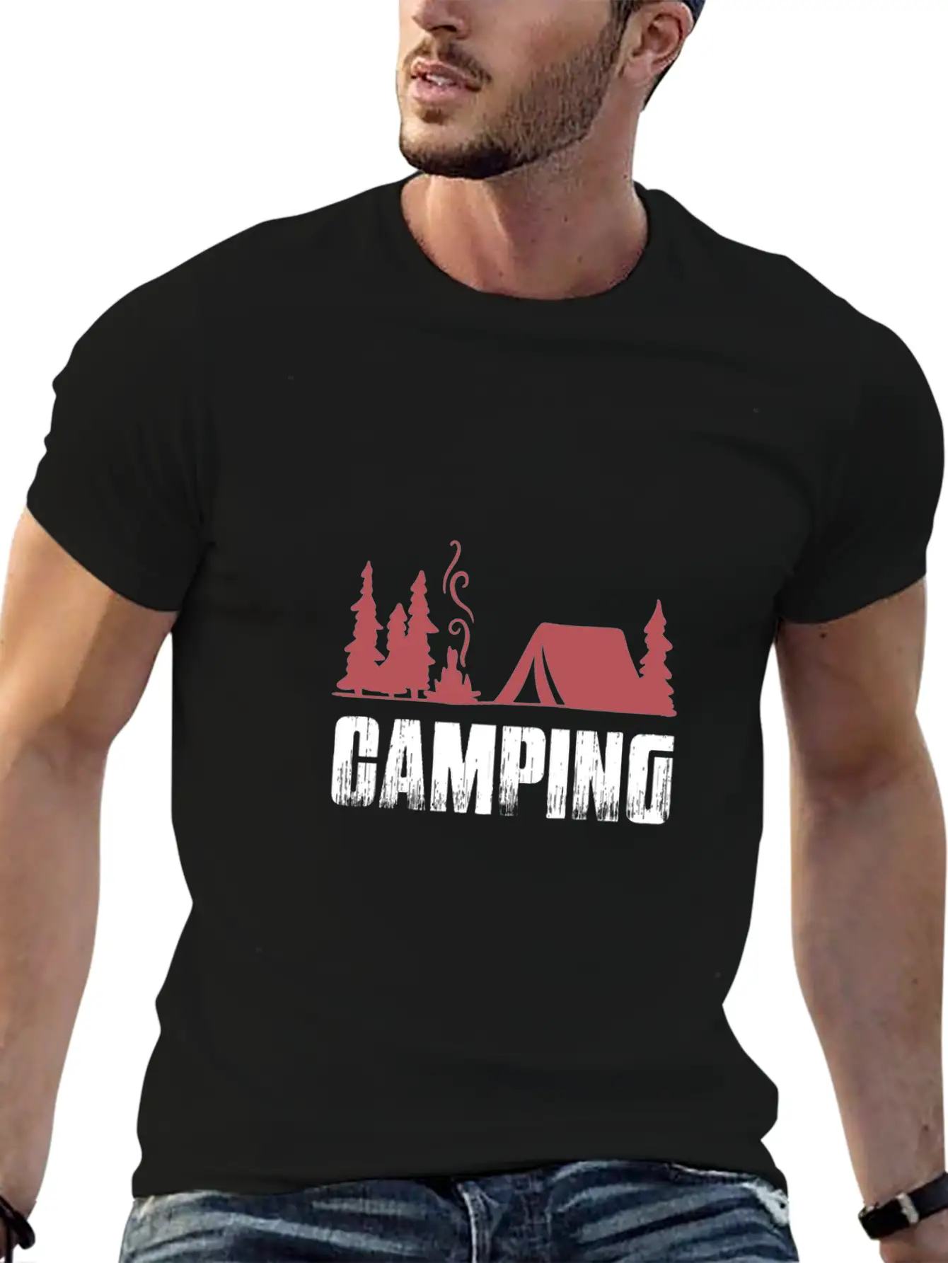 Camping Camping Camping Classic Cotton Tee – Unisex Comfort For Any Season